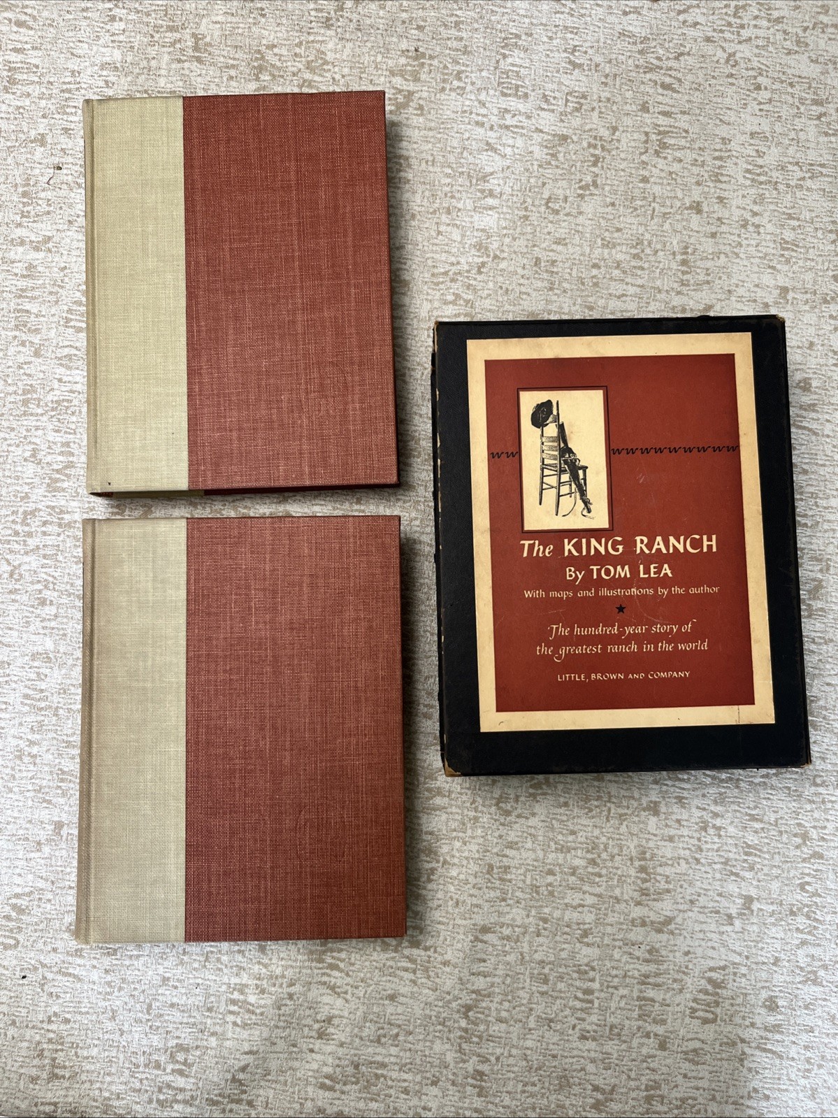 The King Ranch, Tom Lea. Little Brown 1957. 1st Trade Printing In Slipcase.