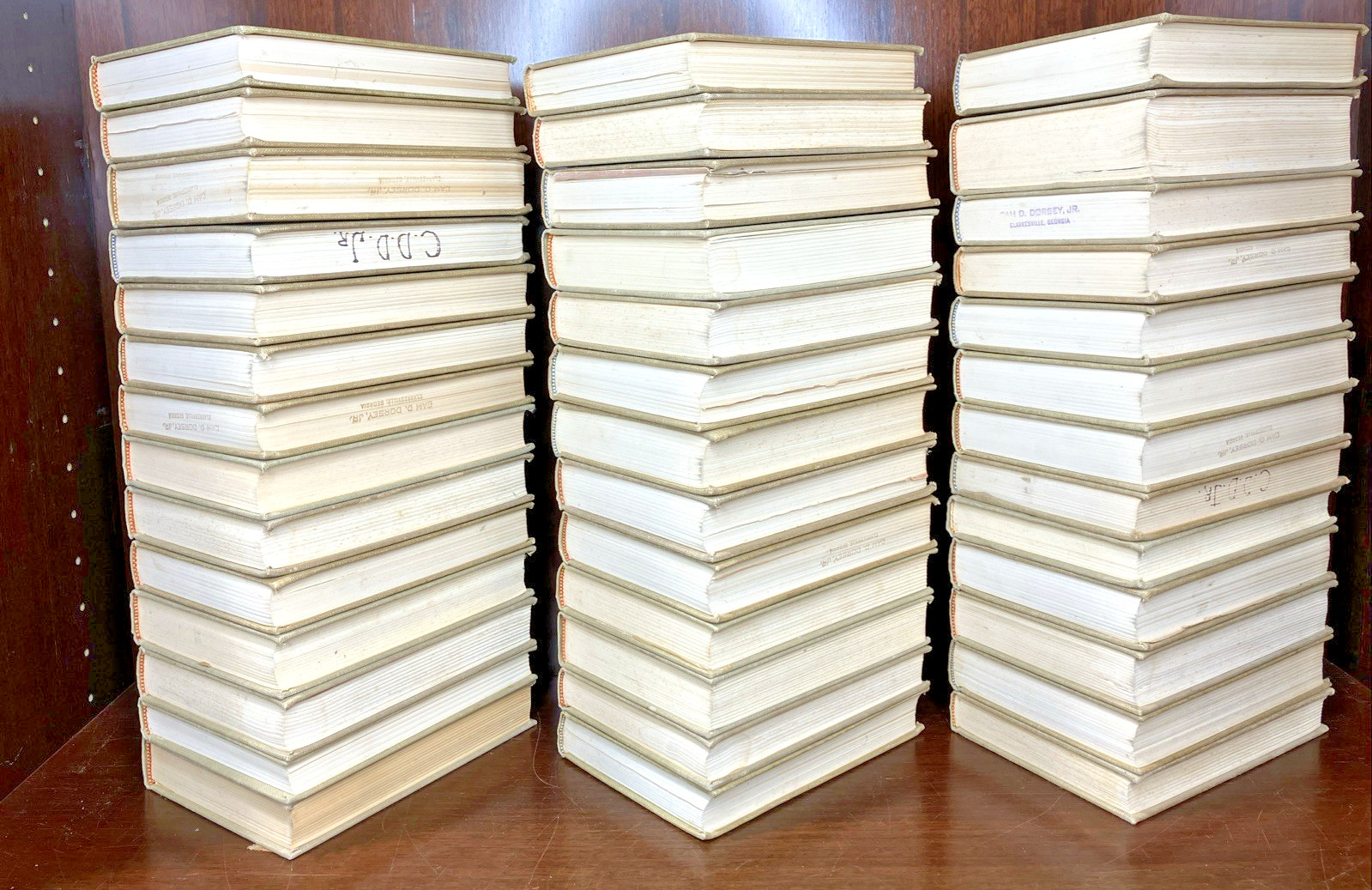 Classics Club Lot Of 40 Book Vintage Classic Literature Set Walter Black Red Top