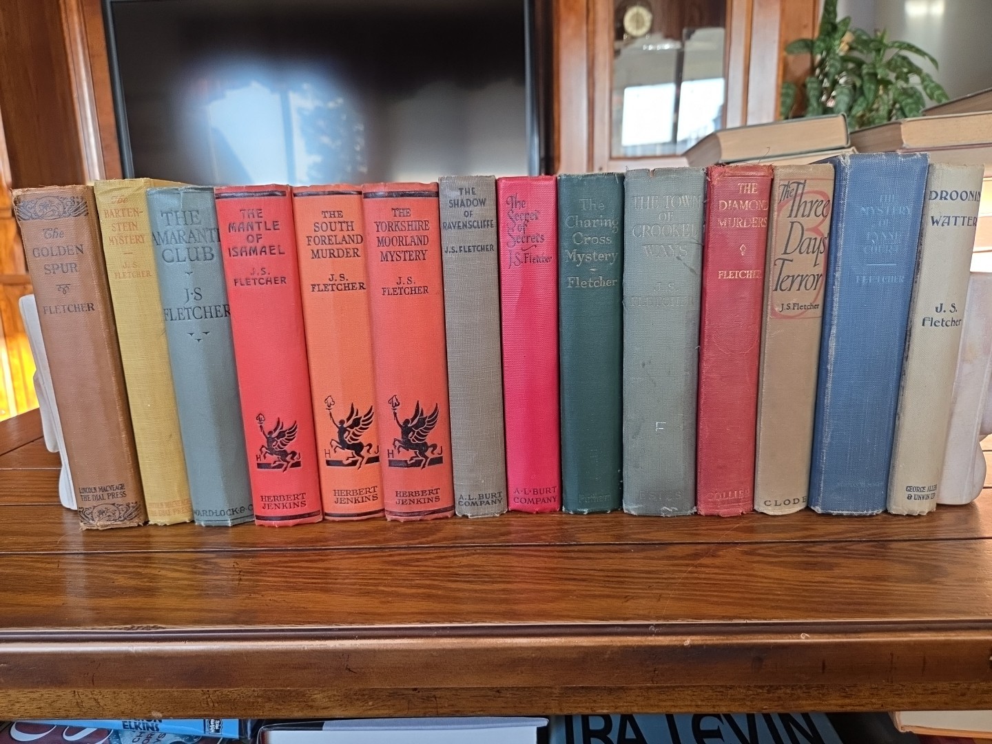 Rare Lot Of 14 J. S. Fletcher First Editions HC 1920’s- 1930’s Good