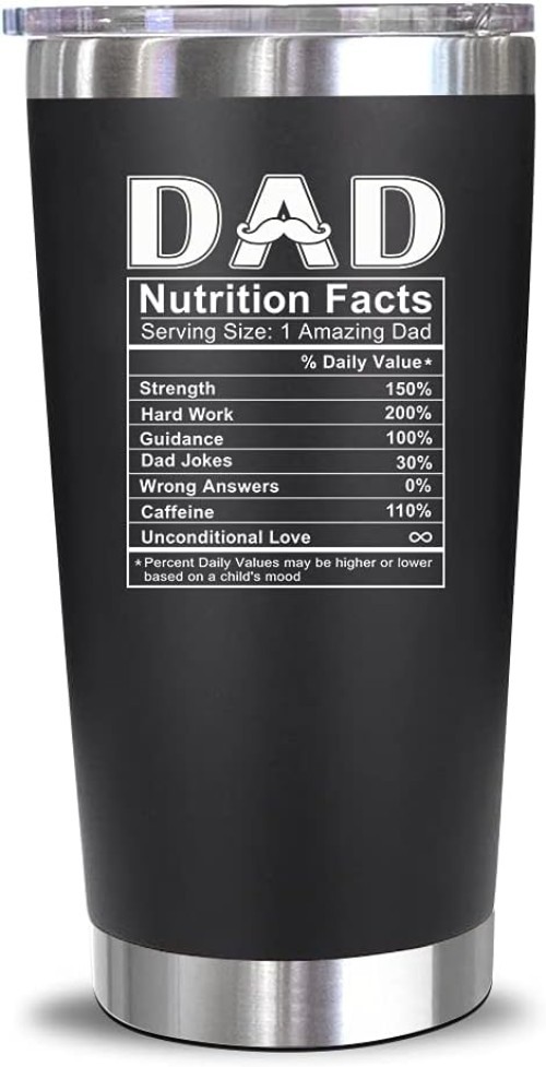 Humorous 20 Oz Tumbler for Dad – Break-Resistant, BPA-Free, Birthday Essential