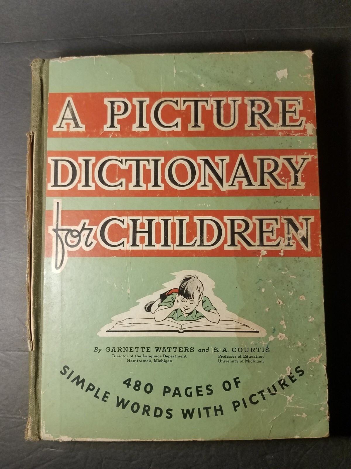 1939 A Picture Dictionary for Children 480 pages Watters