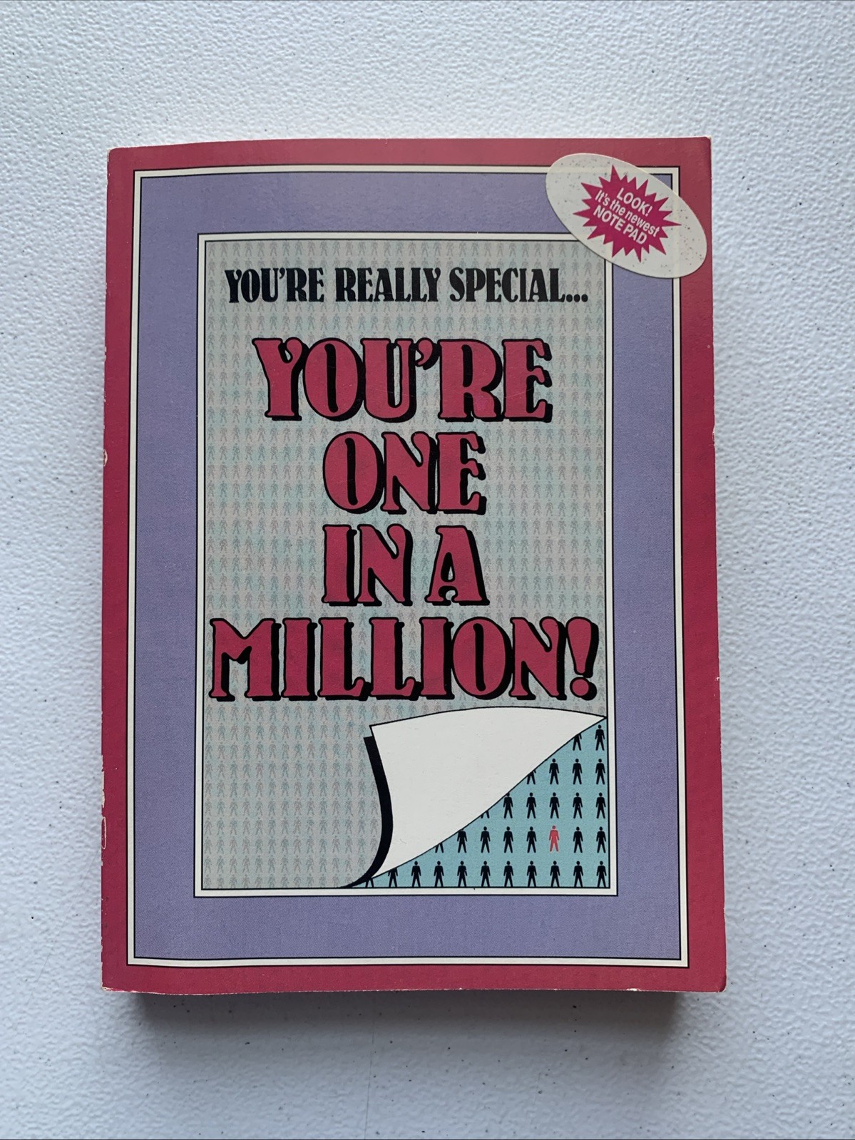 1987 YOU’RE ONE IN A MILLION 400 Pages Tear Out Notepad Twocan Publishing Book