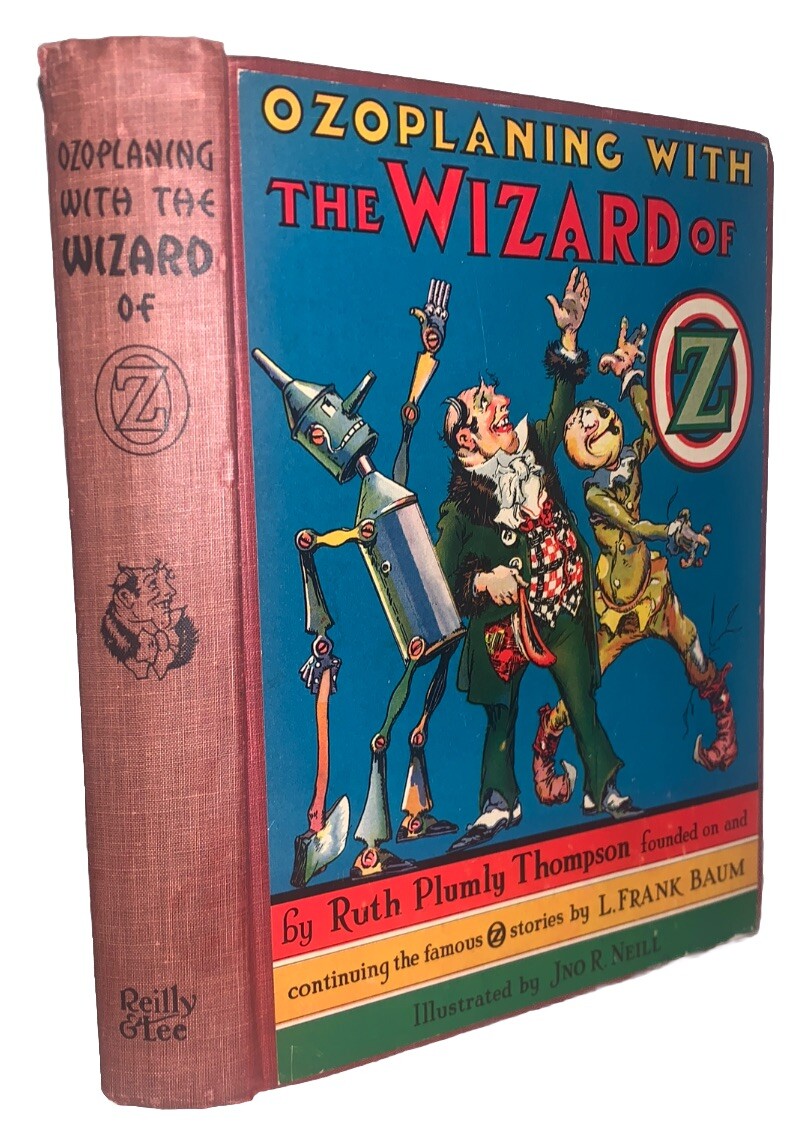 1939, 1st Ed, OZOPLANING WITH THE WIZARD OF OZ, by RUTH THOMPSON, L FRANK BAUM