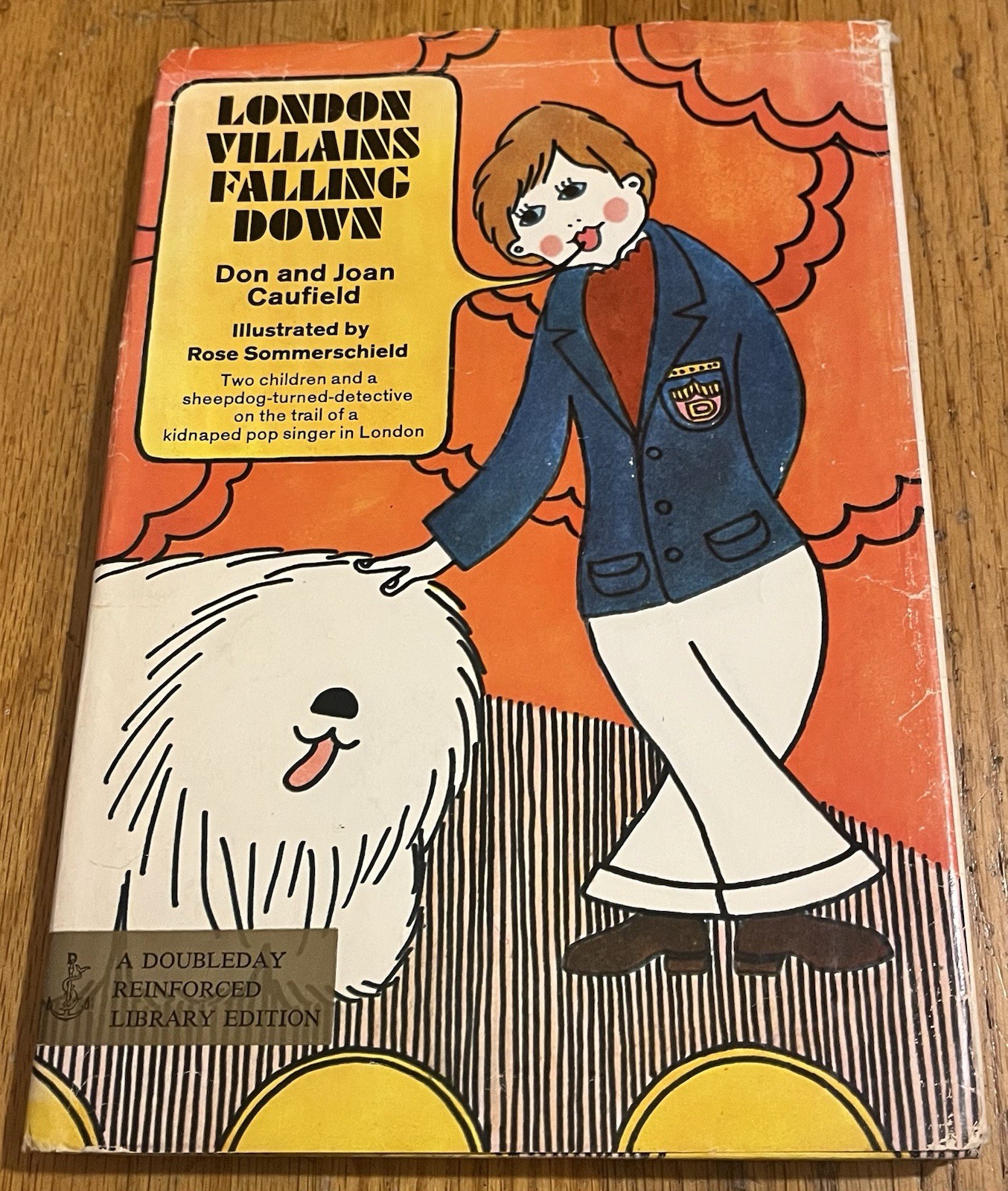 LONDON VILLAINS FALLING DOWN : by Don & Joan Caufield : Rose Sommerschield : vtg