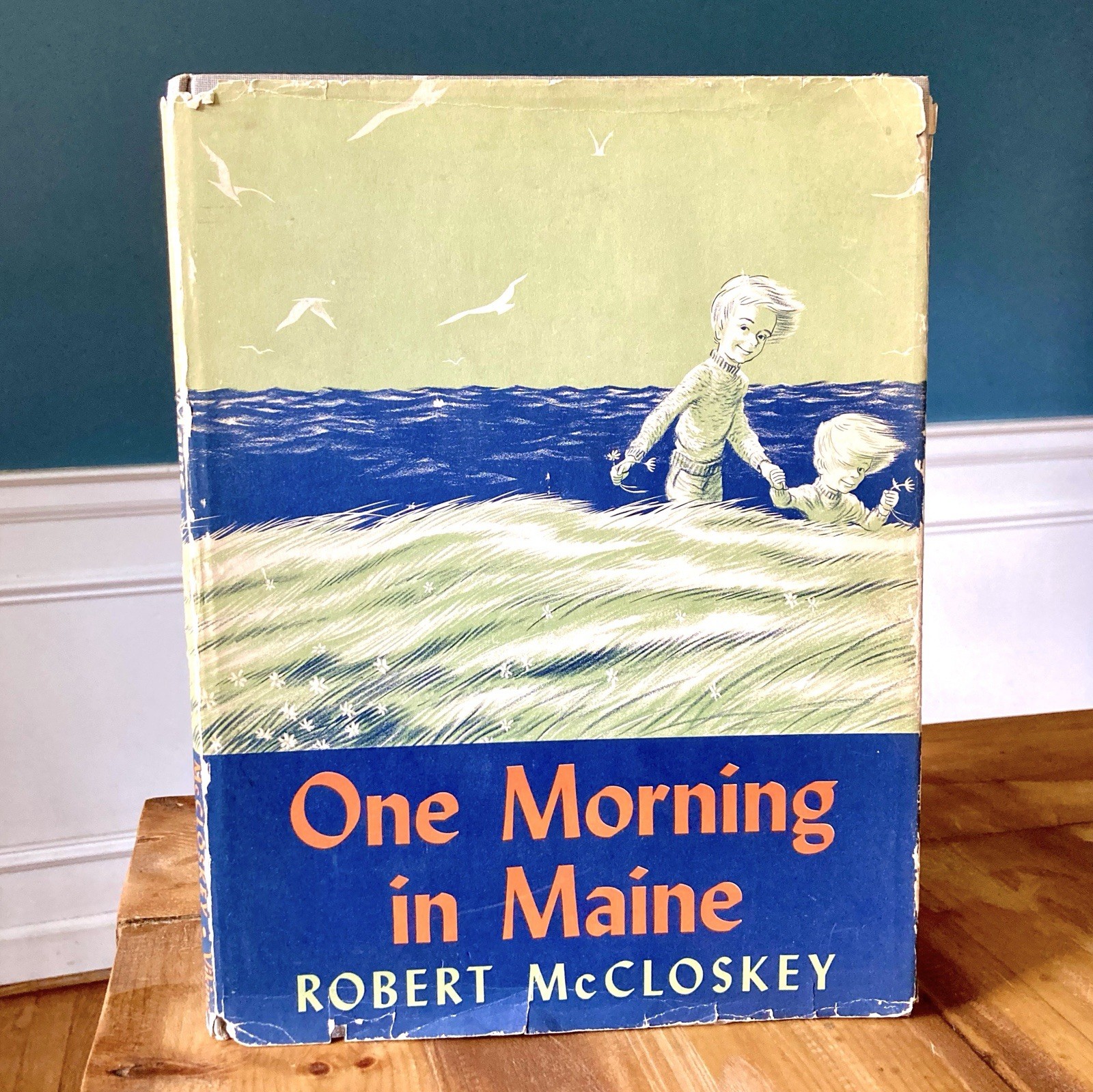 ONE MORNING IN MAINE by ROBERT McCLOSKEY 1952 FIRST PRINTING HC/DJ NEW ENGLAND