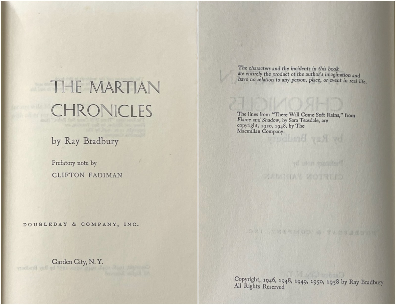 Ray Bradbury / lot of 8 hardcover First & early Editions