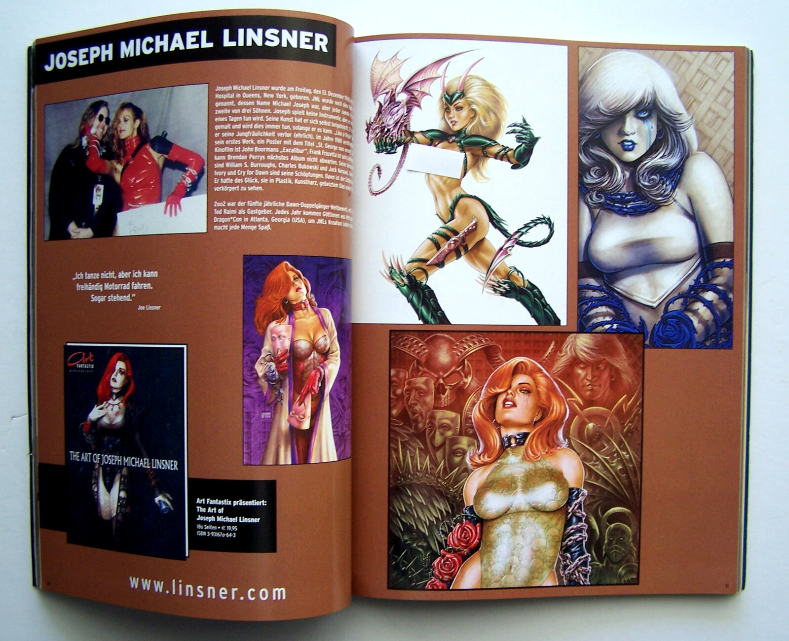 THE WORLD OF ART FANTASTIX Vol.2 – SORAYAMA, LINSNER -2004 (US seller) Excellent