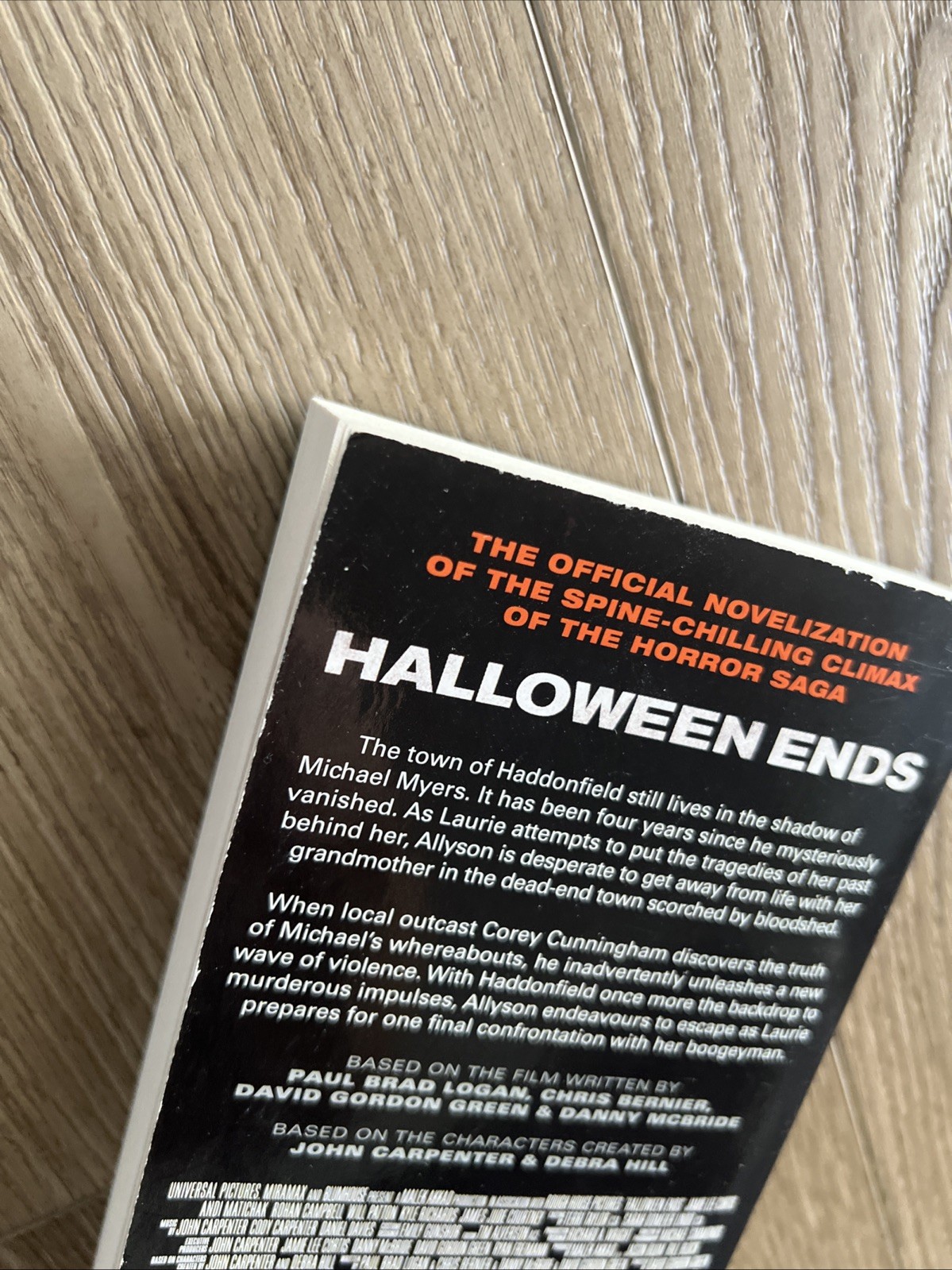 Halloween Ends Official Movie Novelization SC Titan Books 2022 Paul Brad Logan