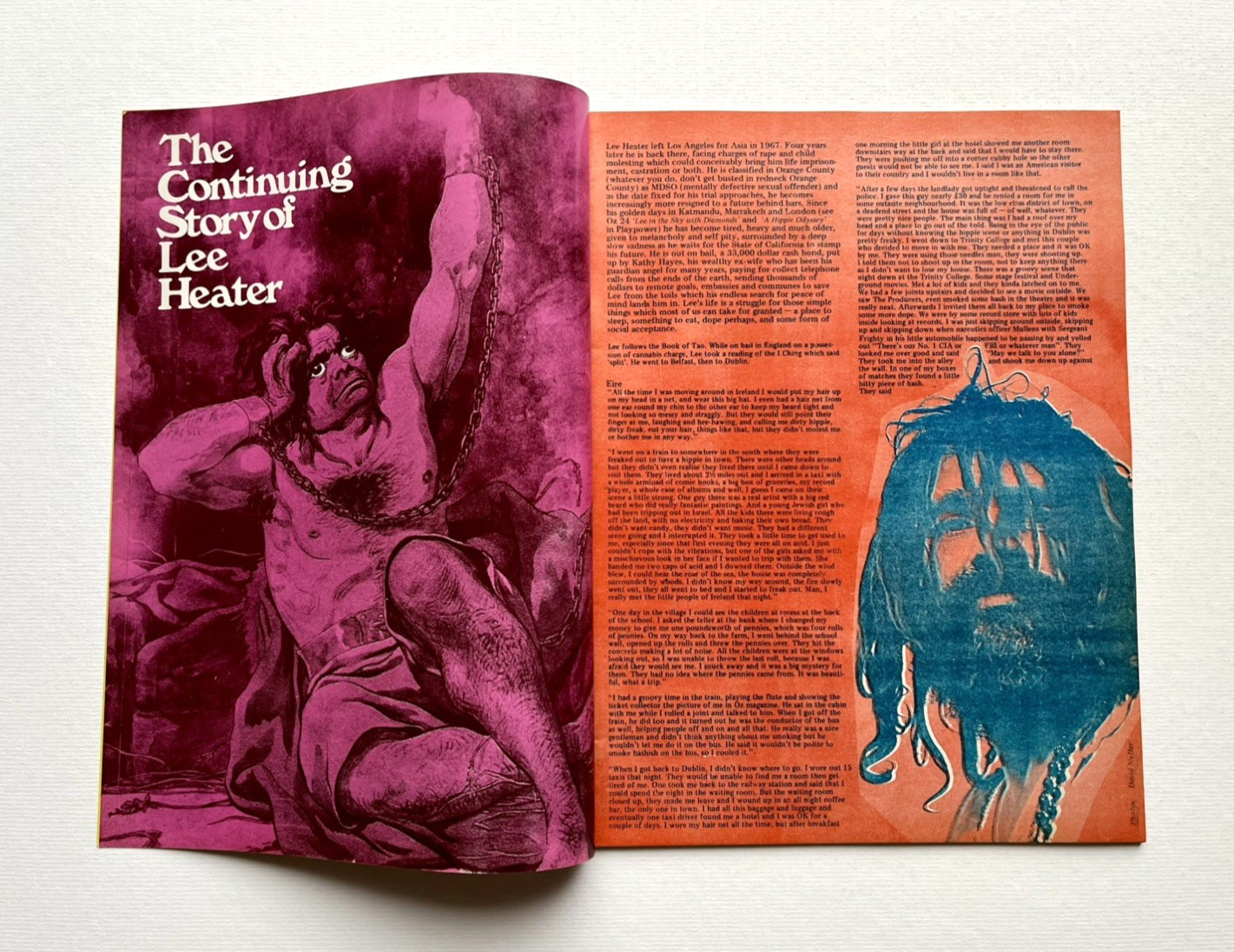 OZ MAGAZINE No.35. Brown pig cover variant. Excellent condition.