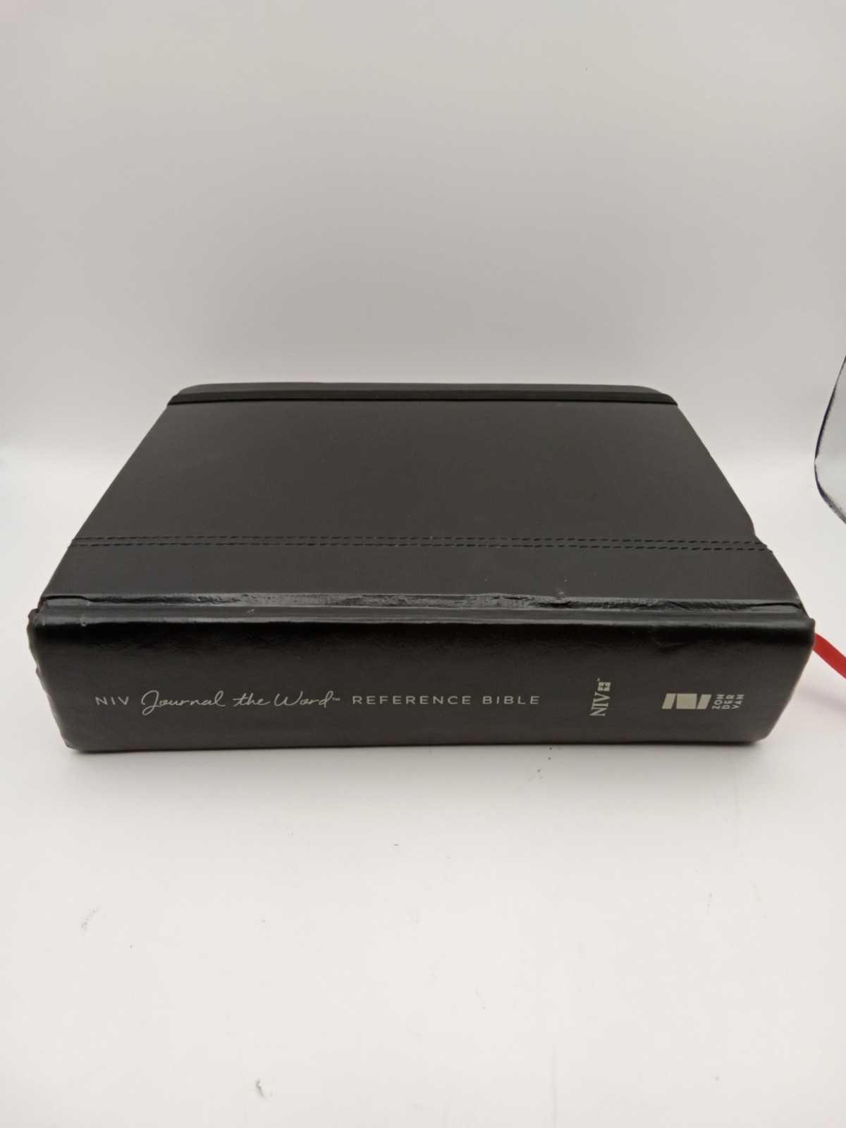 NIV, Journal the Word Reference Bible, Hardcover, Black, Red Letter Edition