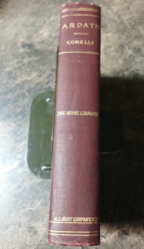 Vintage Mystical Novel-Ardath, Marie Corelli, HC Circa 1920s, A. L. Burt