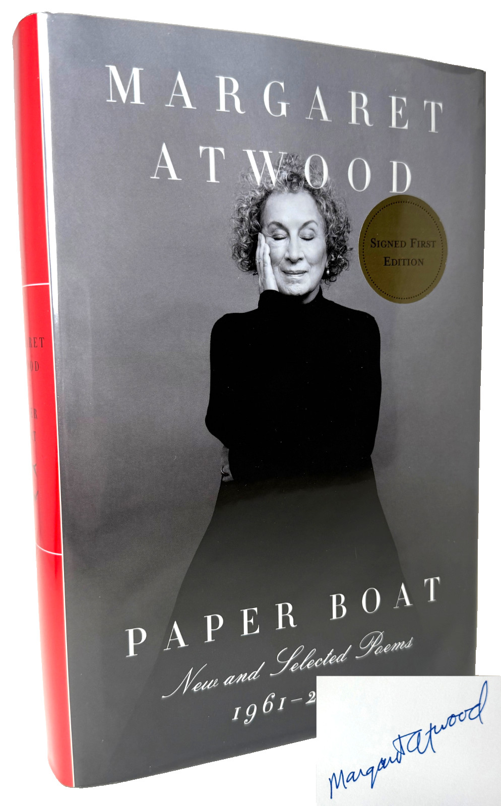 Paper Boat SIGNED by Margaret Atwood, 2024 HCDJ 1st printing in Mylar, Like new