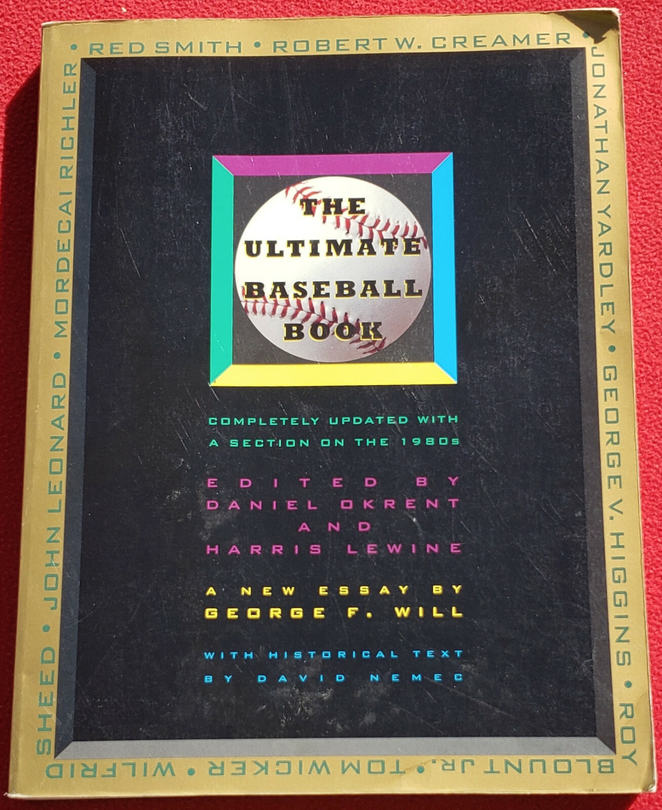 The Ultimate Baseball Book 1991 Softcover 400 Pages Of Baseball History & Photos