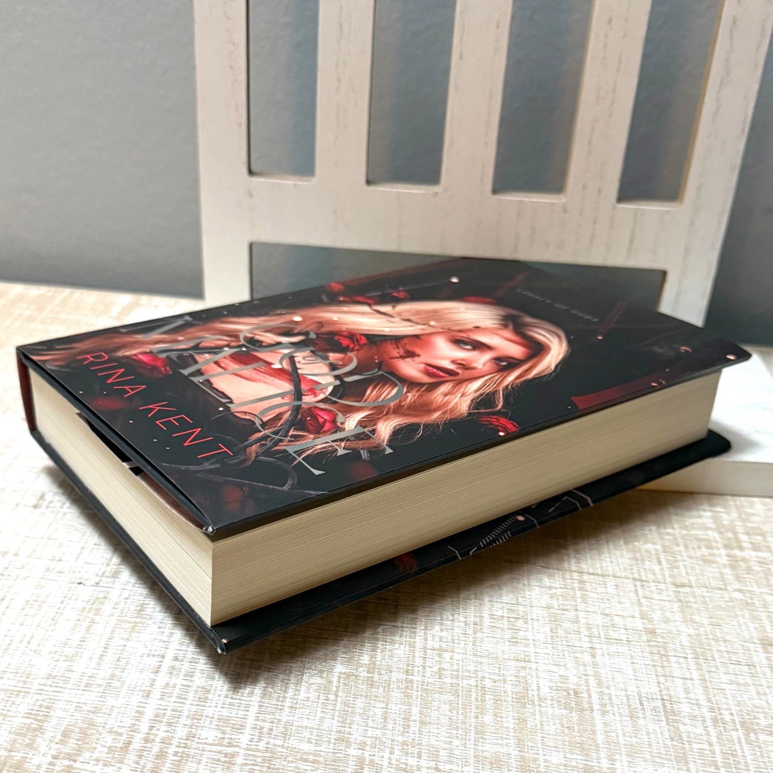 God of Malice by Rina Kent OOP Model Cover Hardback Legacy of Gods