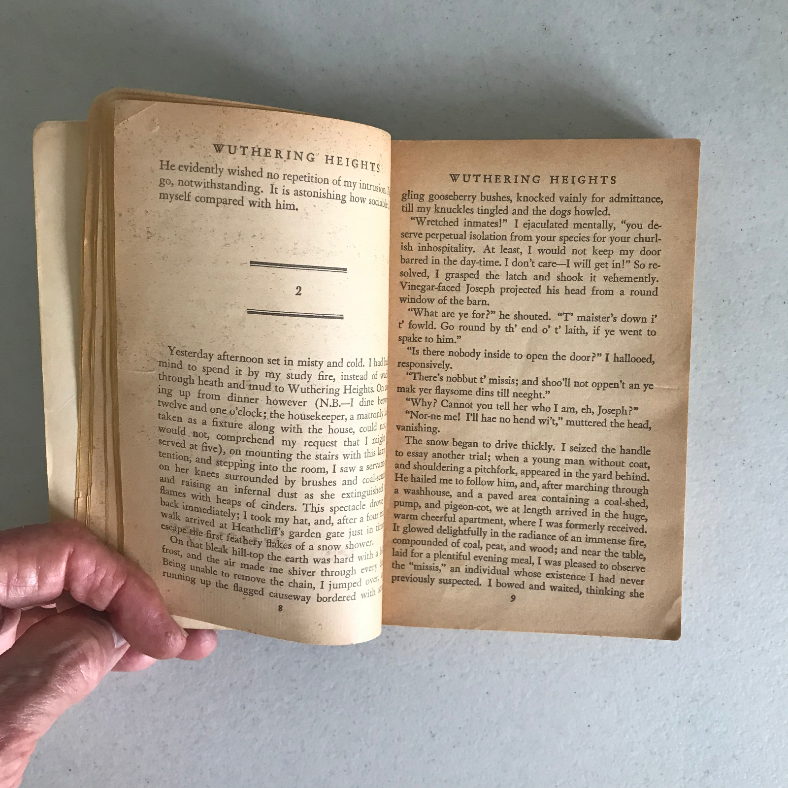 Wuthering Heights by Emily Bronte Vintage A Washington Square Press Paperback