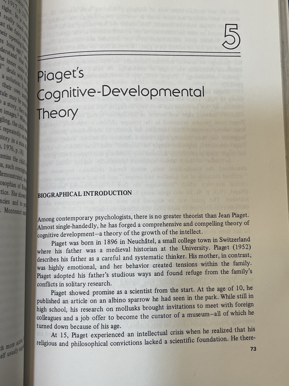 Theories of Development Concepts & Applications William C Crain 1980 1st Ed HC