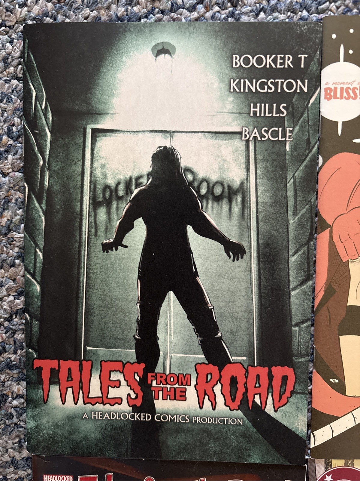 Lot of 9 Pro Wrestling Crate Exclusive Comic Books and 1 Paperback By Adam Page