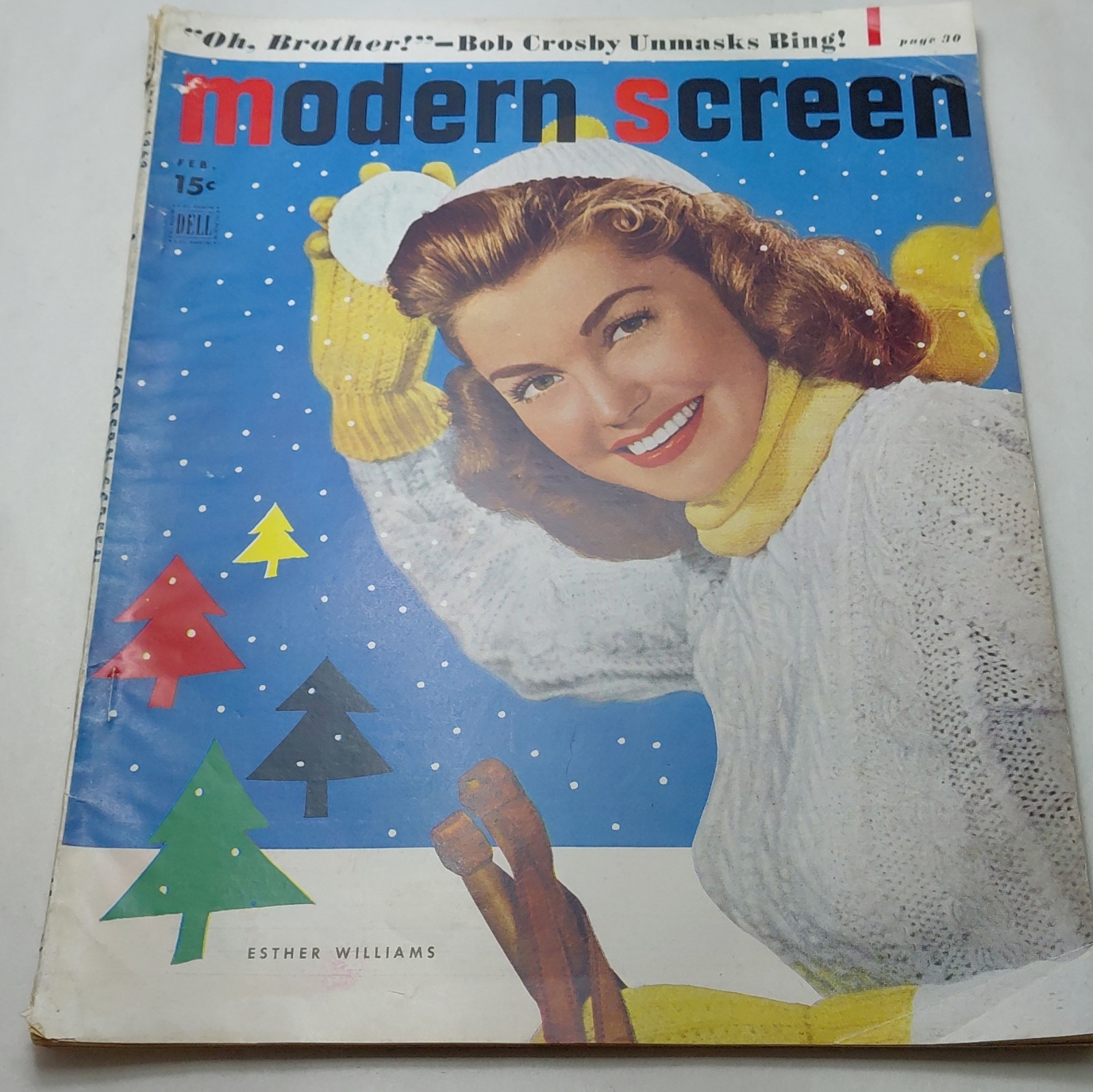 Modern Screen Magazine February 1949 Esther Williams Deanna Durbin Jeanne Crain