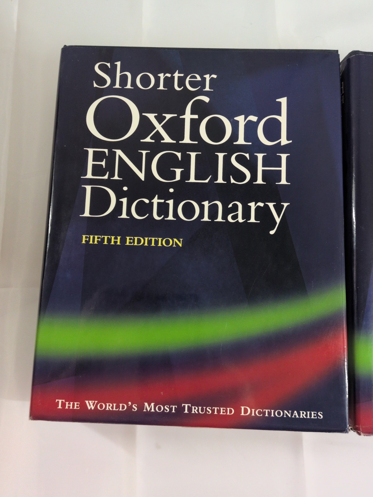 Shorter Oxford English Dictionary Fifth Edition 2-Volume Hardcover Set 2003