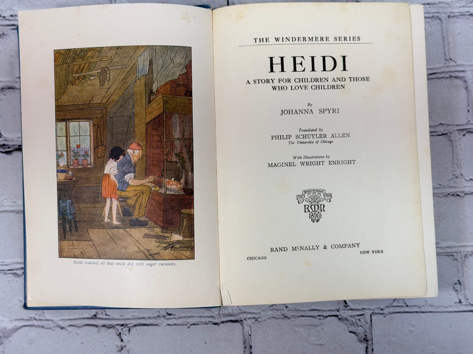 Heidi by Johanna Spyri [Windmere Series · · 1921]