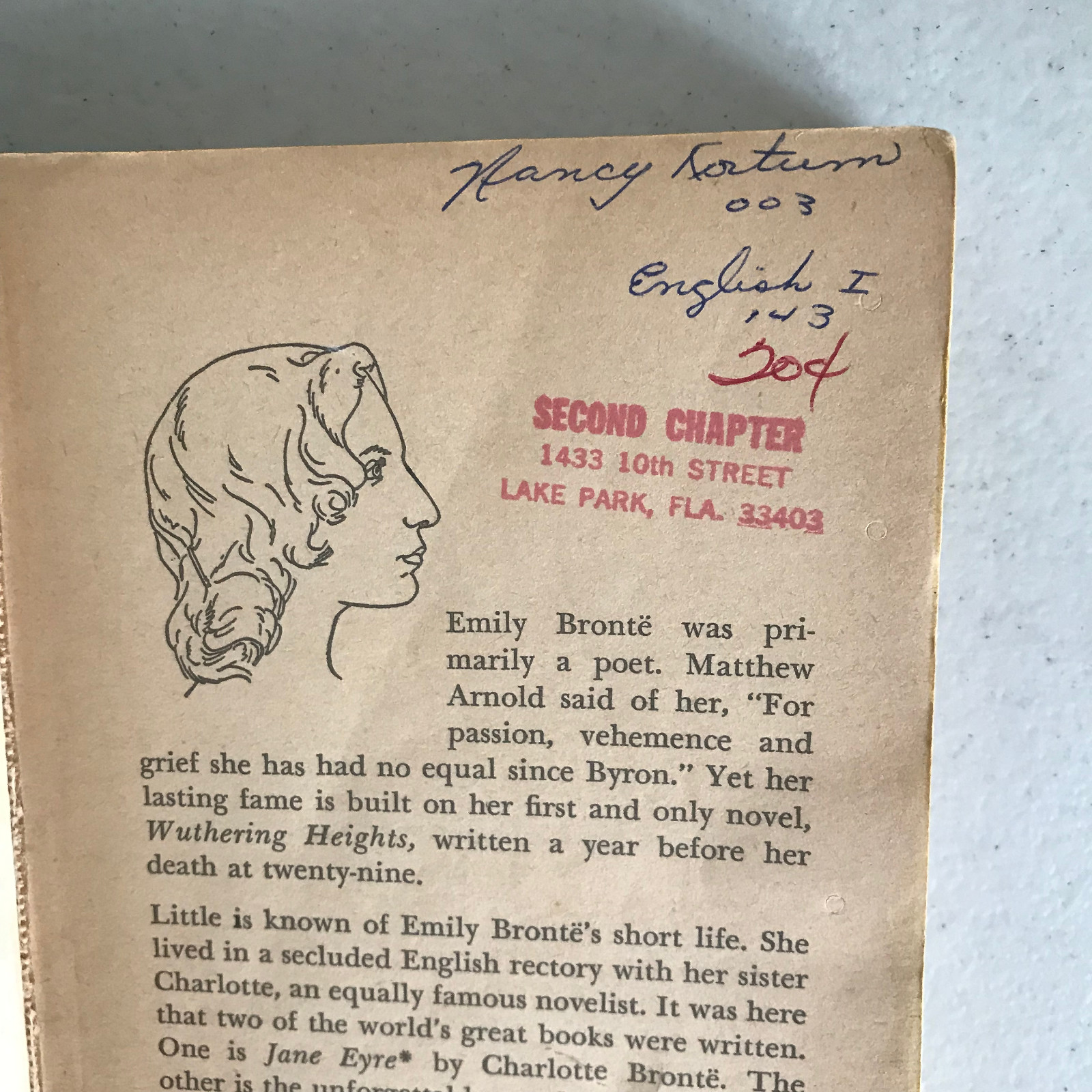 Wuthering Heights by Emily Bronte Vintage A Washington Square Press Paperback