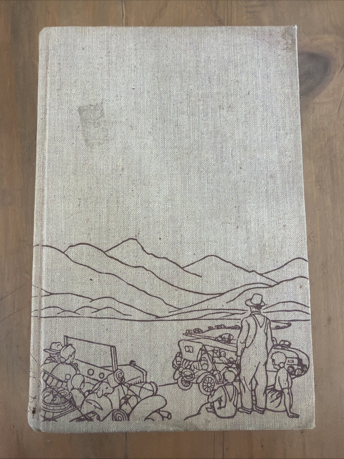 Vintage Book, The Grapes of Wrath, John Steinbeck 1st Edition 1939 4th Printing
