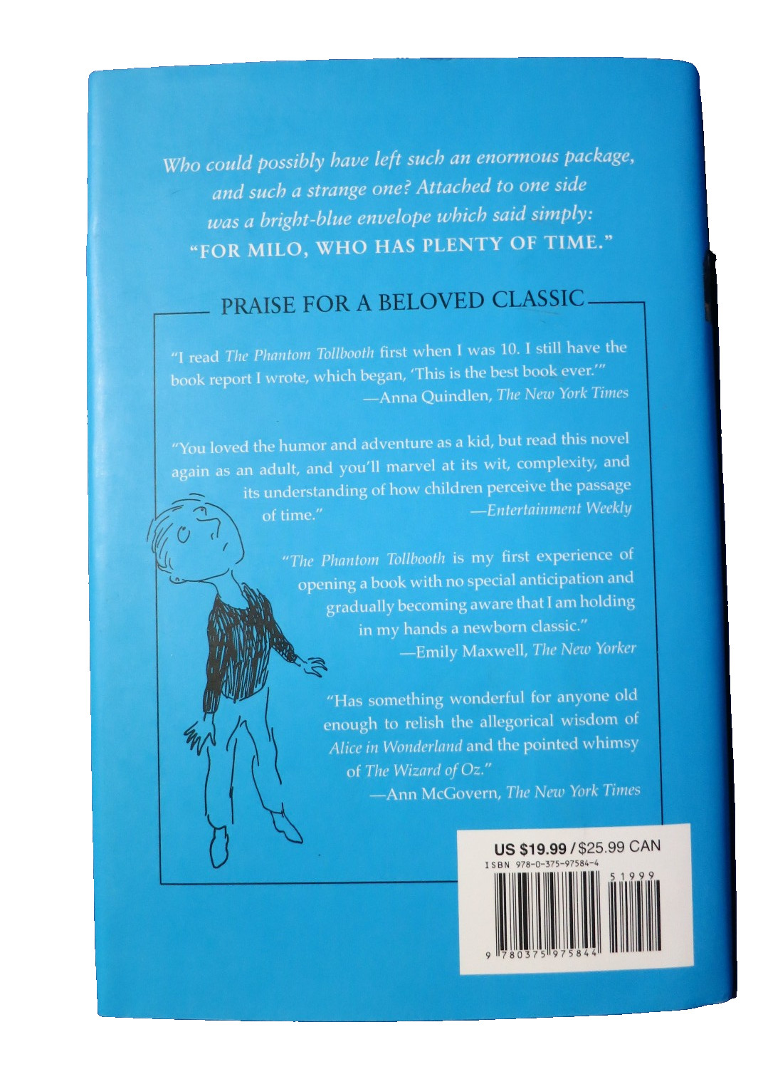 The Phantom Tollbooth SIGNED Norton Juster 2011 Edition/1st Print Hardcover DJ