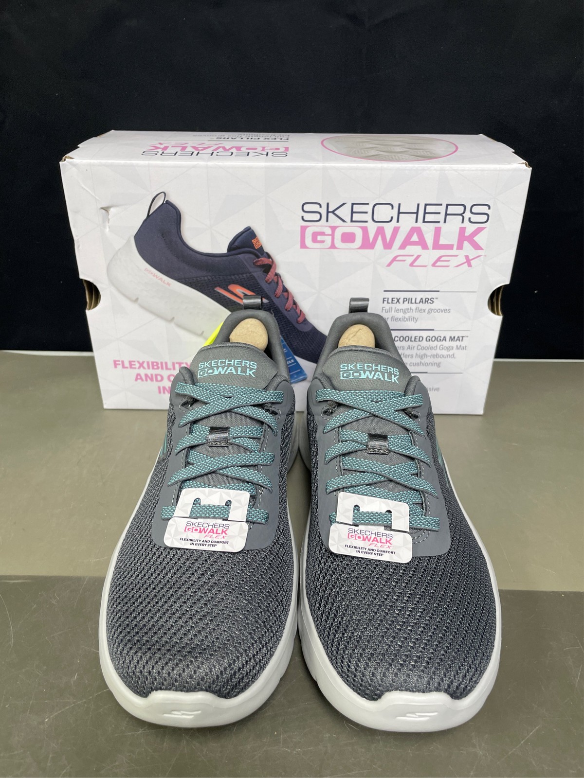 Skechers Womens Go Walk Flex Alani Slip-On Walking Shoes
