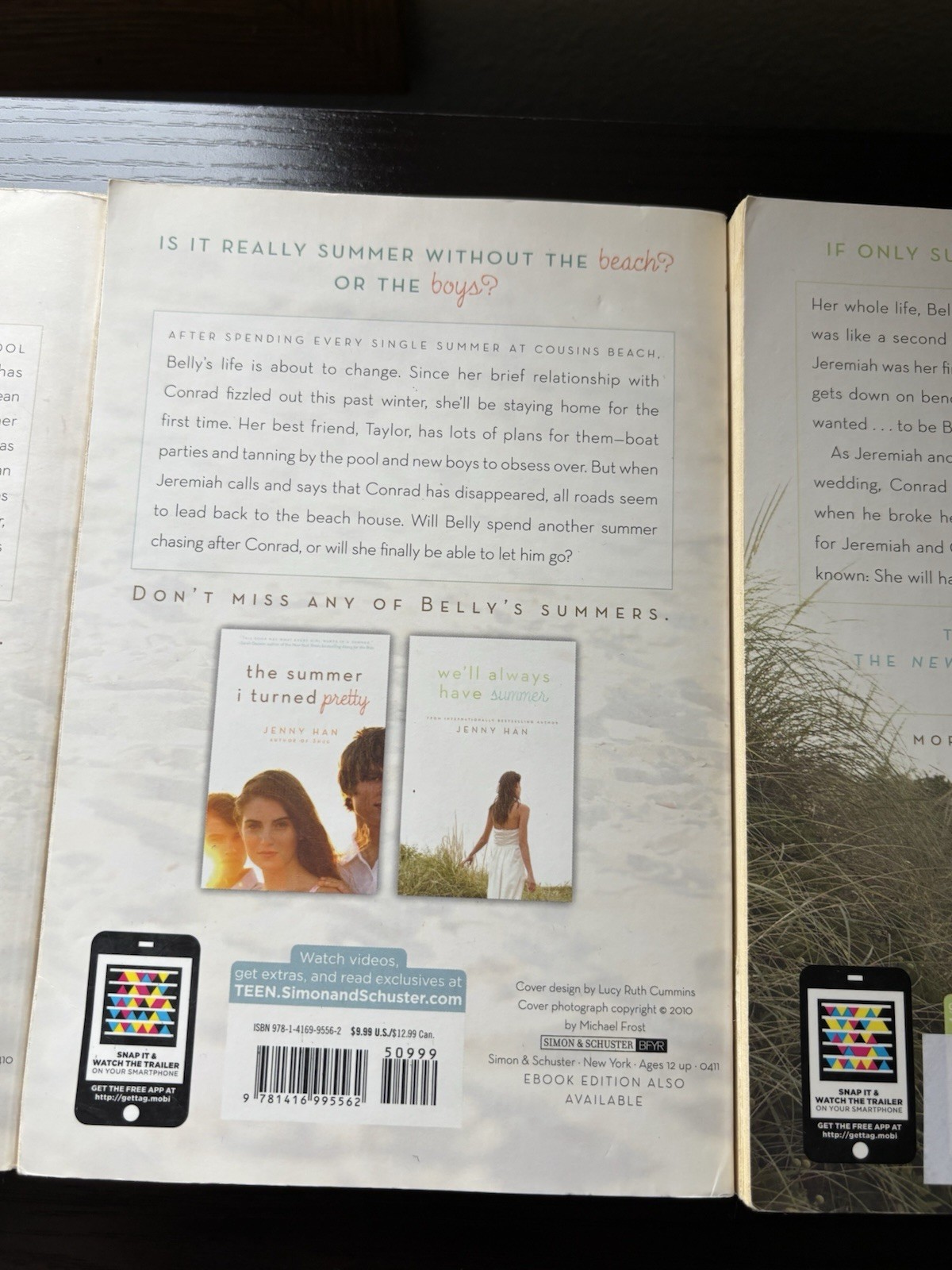 The Summer I Turned Pretty Trilogy by Jenny Han – Original PB Covers / Signed