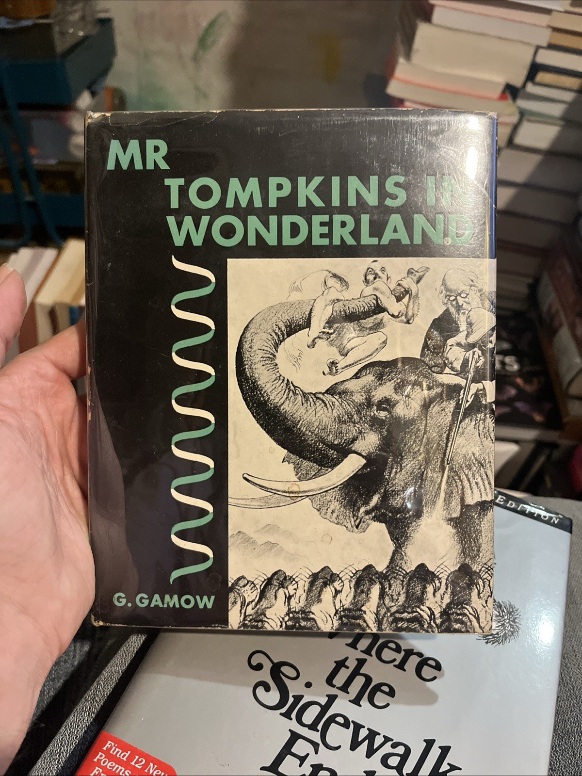 Mr. Tompkins In Wonderland 1944 VG DJ Mylar Covering