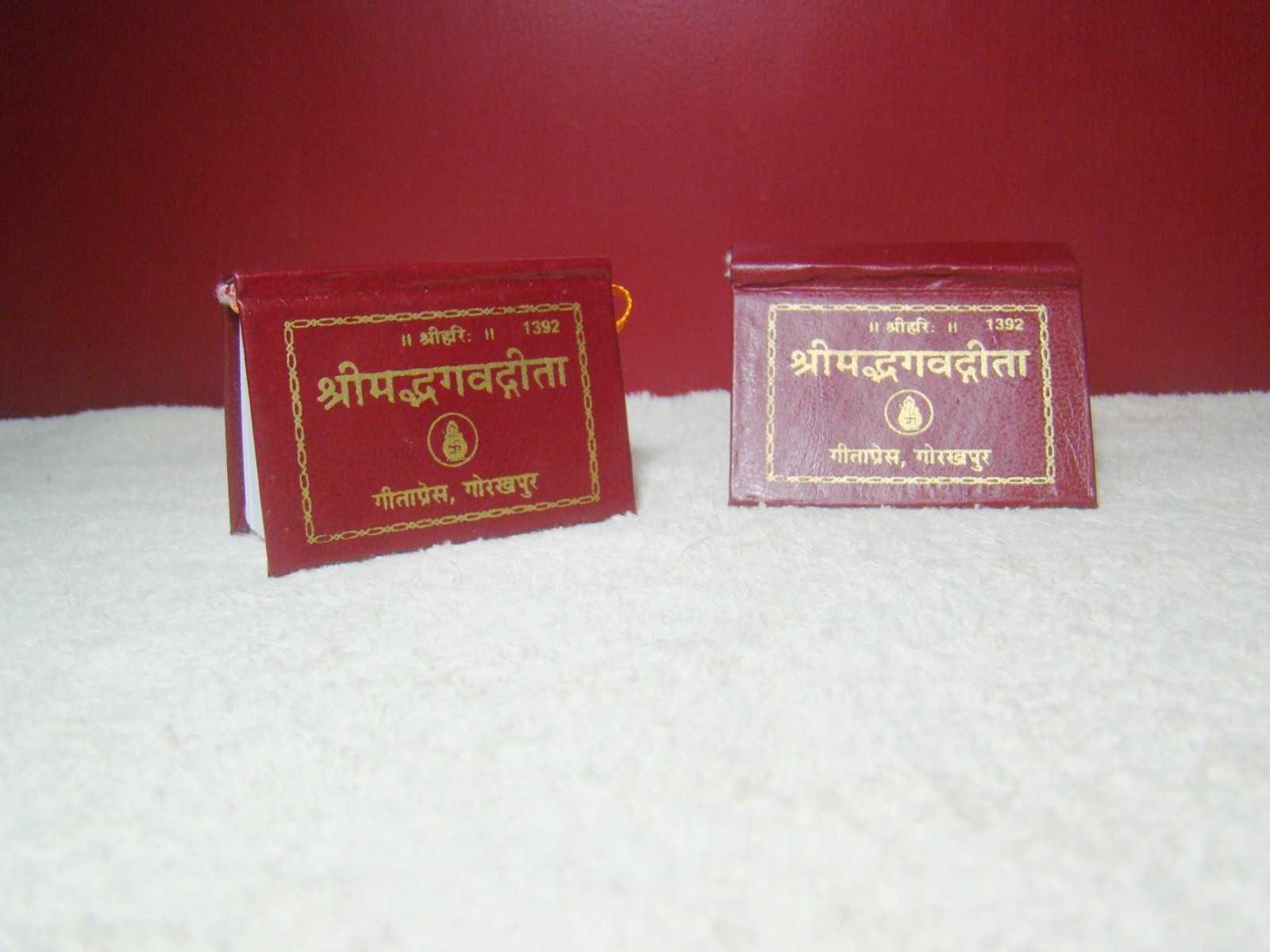 2X Gita Press Bhagavad Gita Tabeeji-Mini Size And Pocket Size Book 1392