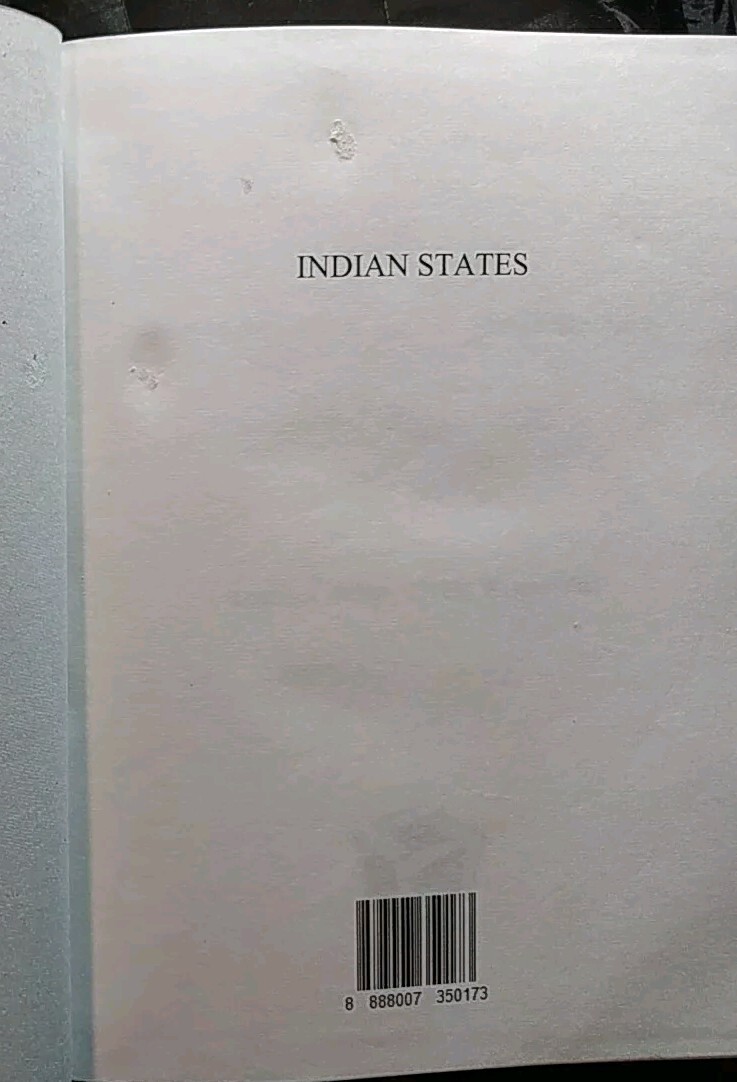 HISTORY SOUTH ASIA INDIAN STATES BIOGRAPHICAL HISTORICAL ADMINISTRATIVE SURVEY