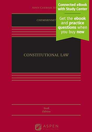 Constitutional Law [Connected – Hardcover, by Erwin Chemerinsky – Very Good j