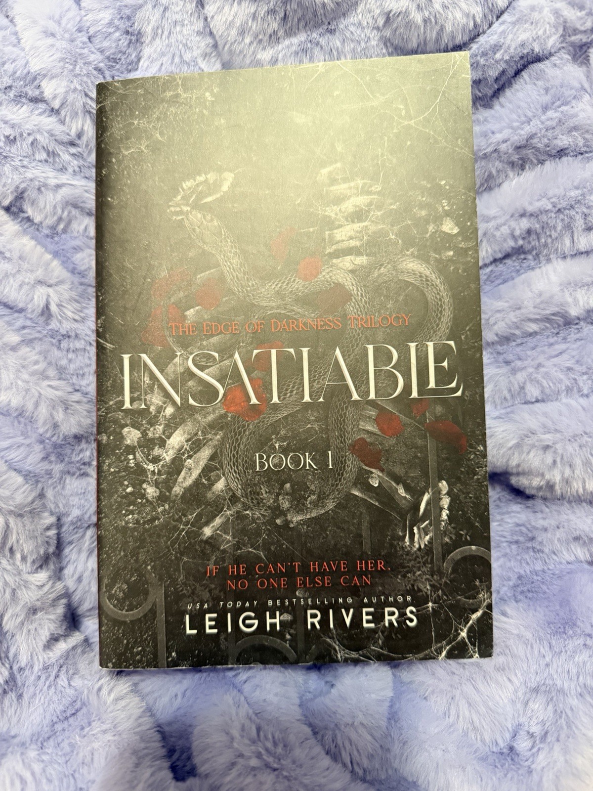 Insatiable (the Edge of Darkness : Book 1) by Leigh Rivers Authentic OOP Rare