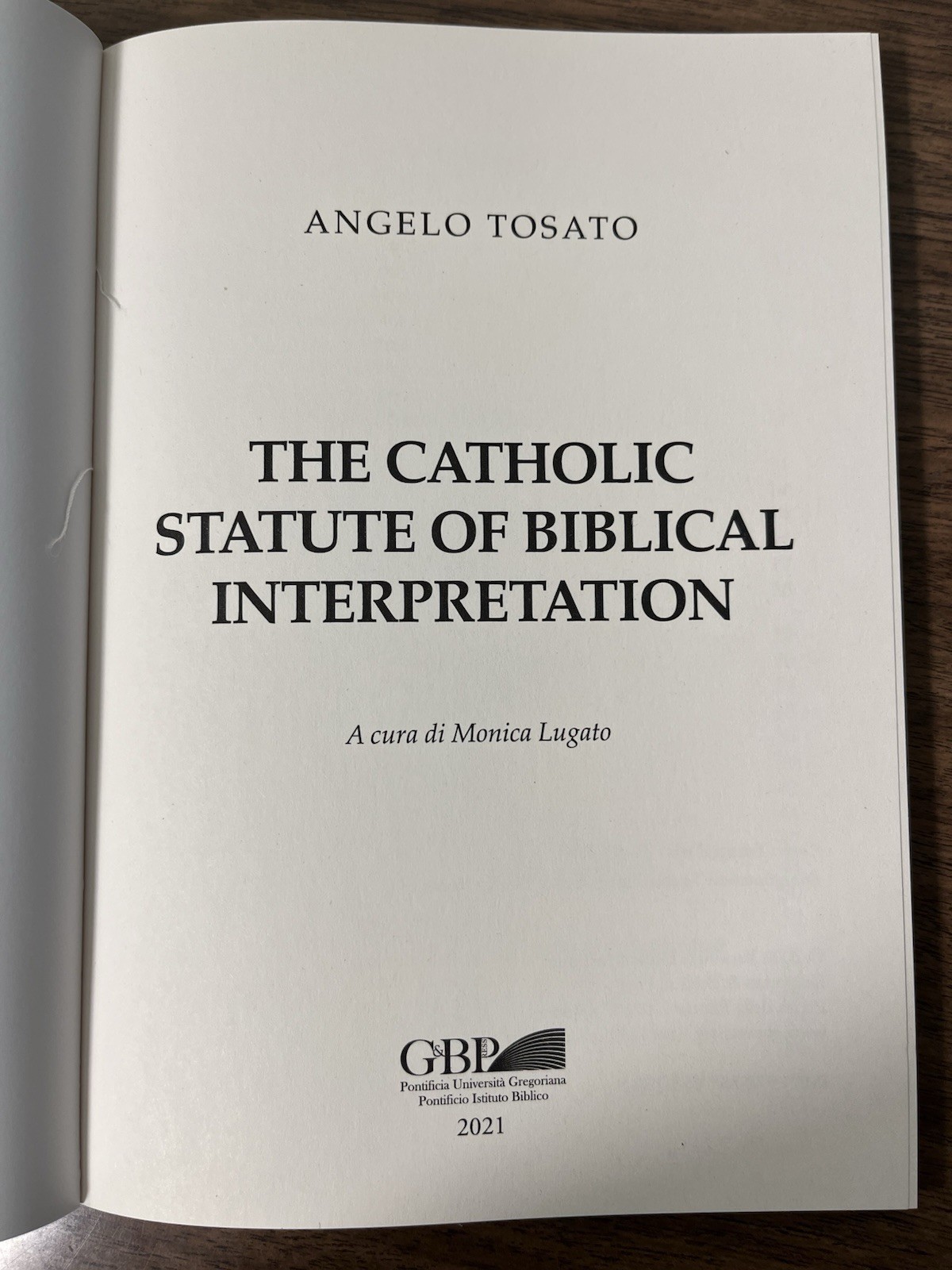 Catholic Biblical Interpretation – SCARCE BOOK – classic, comprehensive THEOLOGY