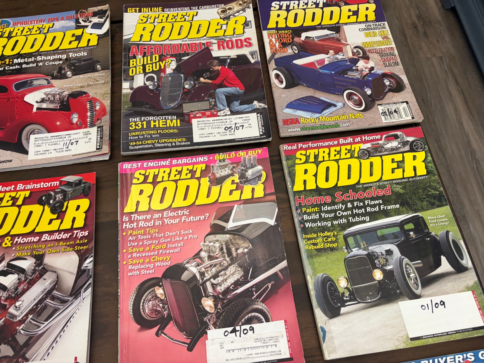 Lot of 16 Street Rodder Magazines 2004 2007 2008 2009 2010 2011 2012 2013 2014