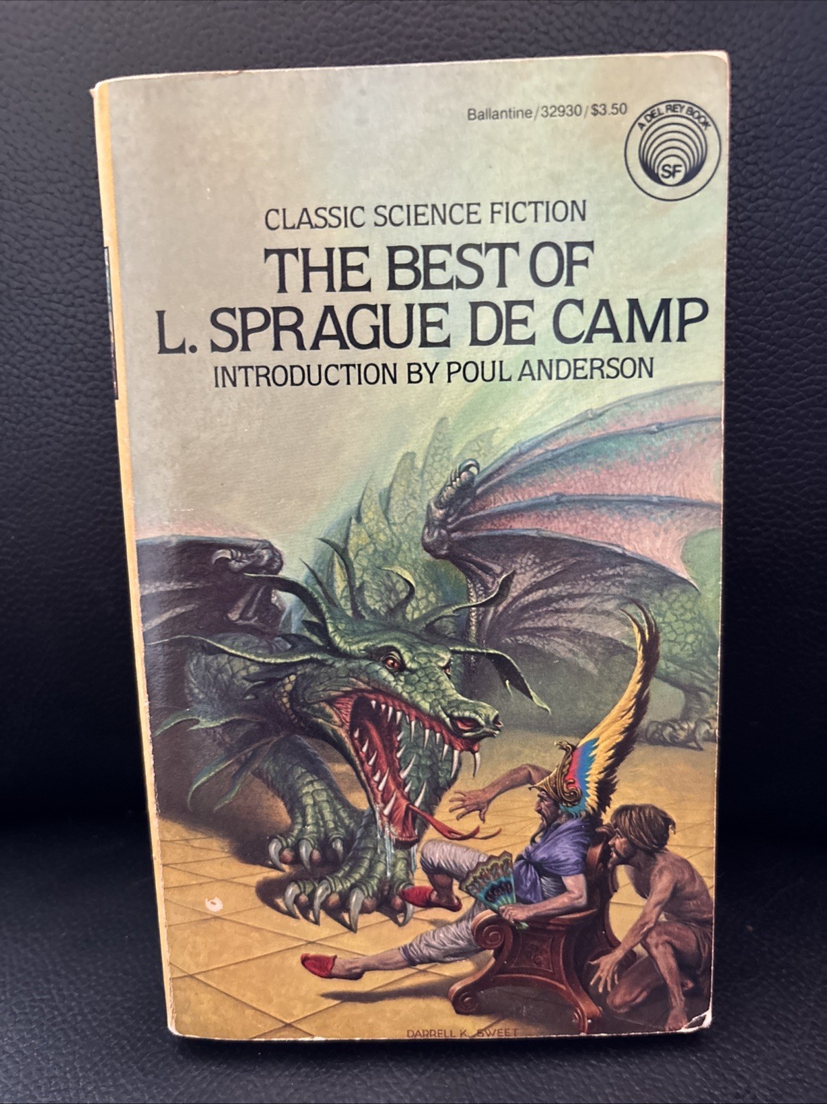 The Best of L. Sprague de Camp Ballantine 1st 1978 Poul Anderson Intro Sci-fi PB