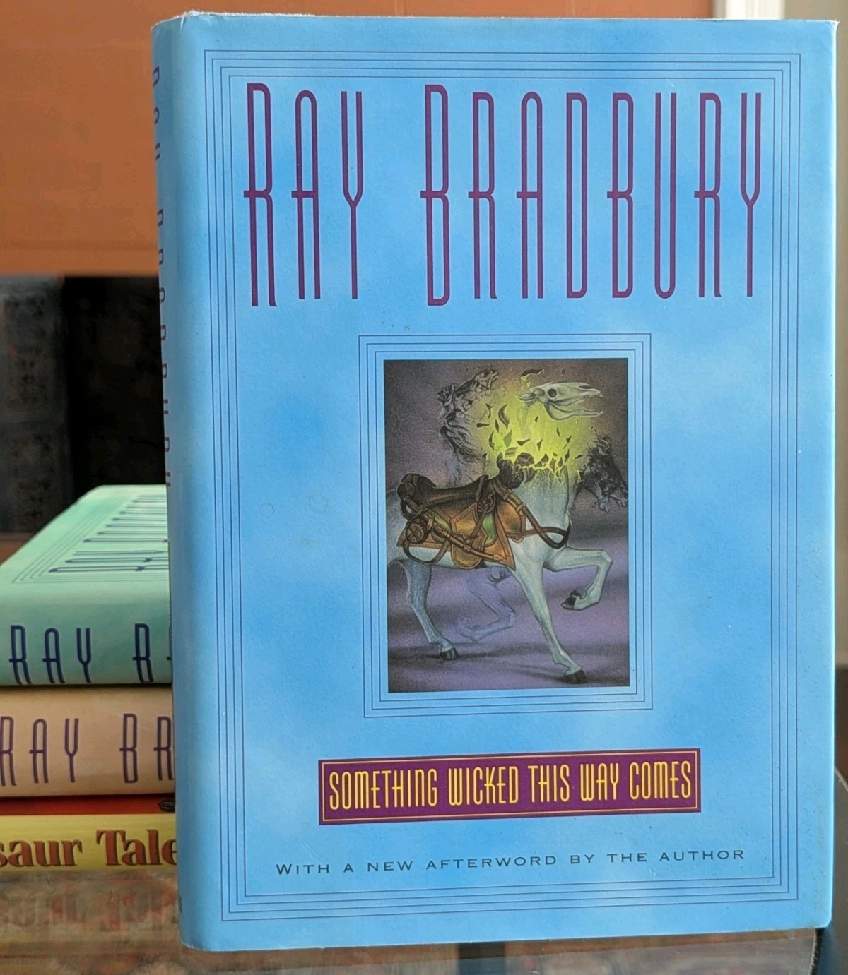 RAY BRADBURY Signed SOMETHING WICKED This Way Comes Avon HC Fantasy Sci Fi Book
