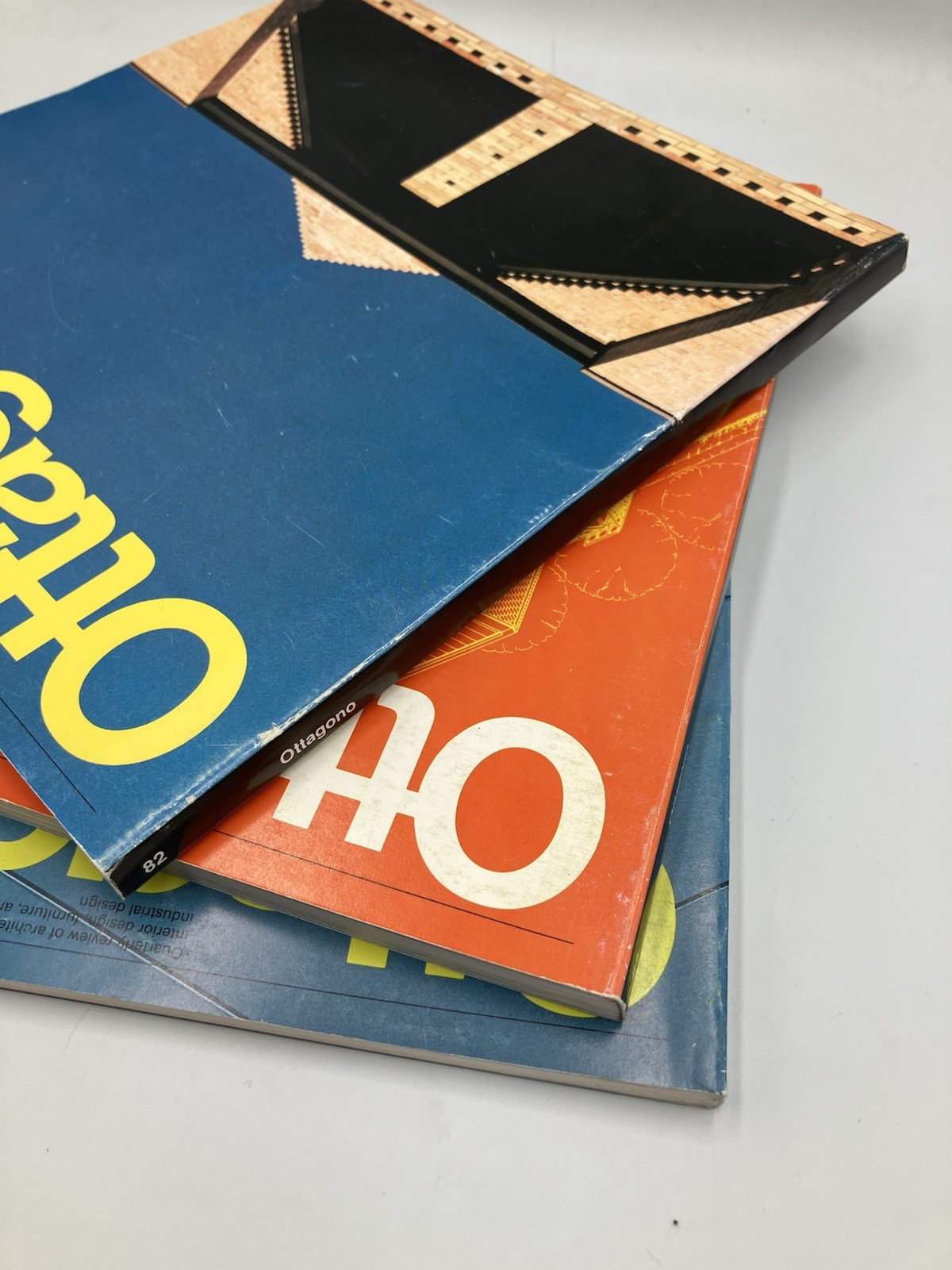 Lot of 3 Vintage Ottagono Quarterly 1986 1987 Issues Architecture Italian Design