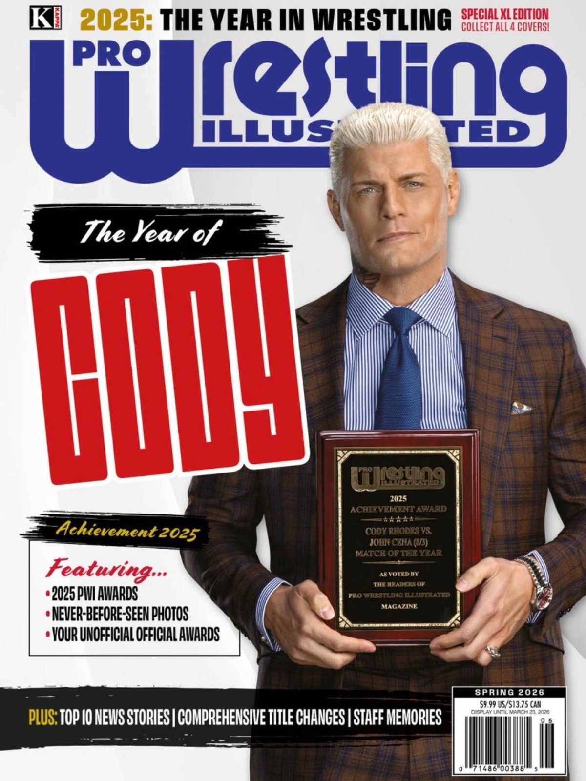 PRO WRESTLING ILLUSTRATED – CODY RHODES – SPRING 2026