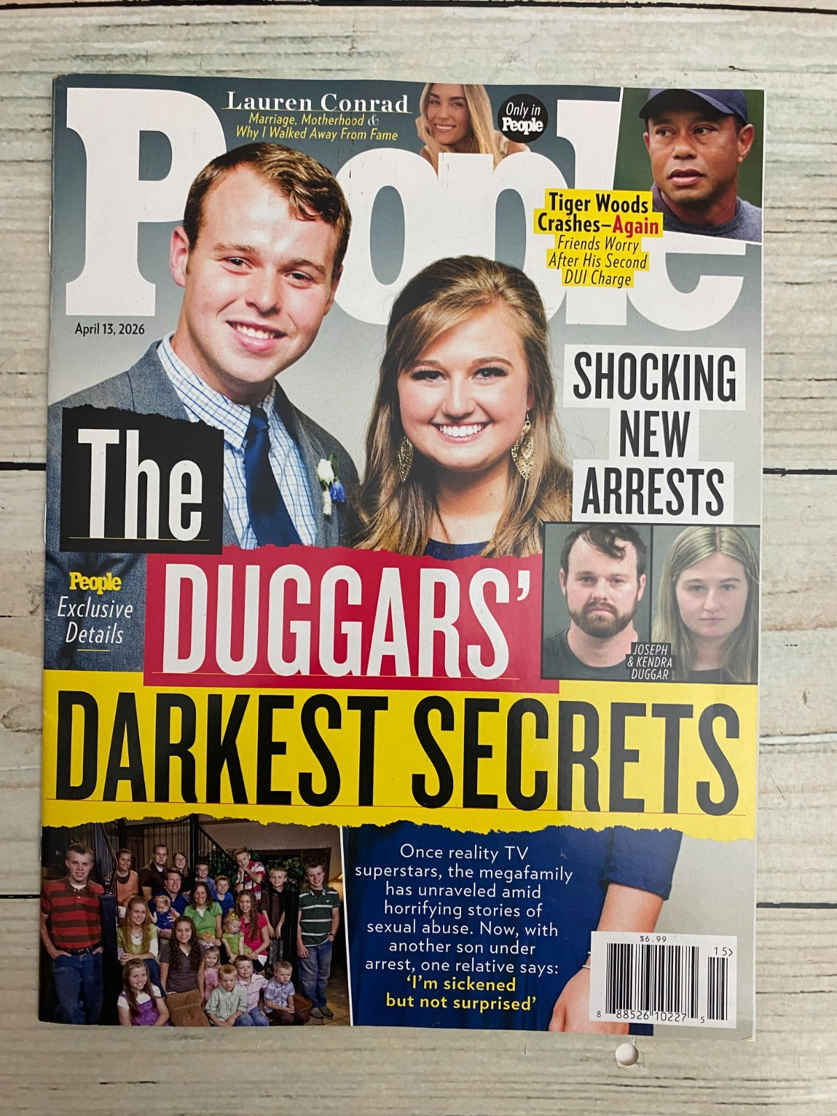People Exclusive Magazine April 13 / 2026 Tiger Woods – the Duggar’s Secrets
