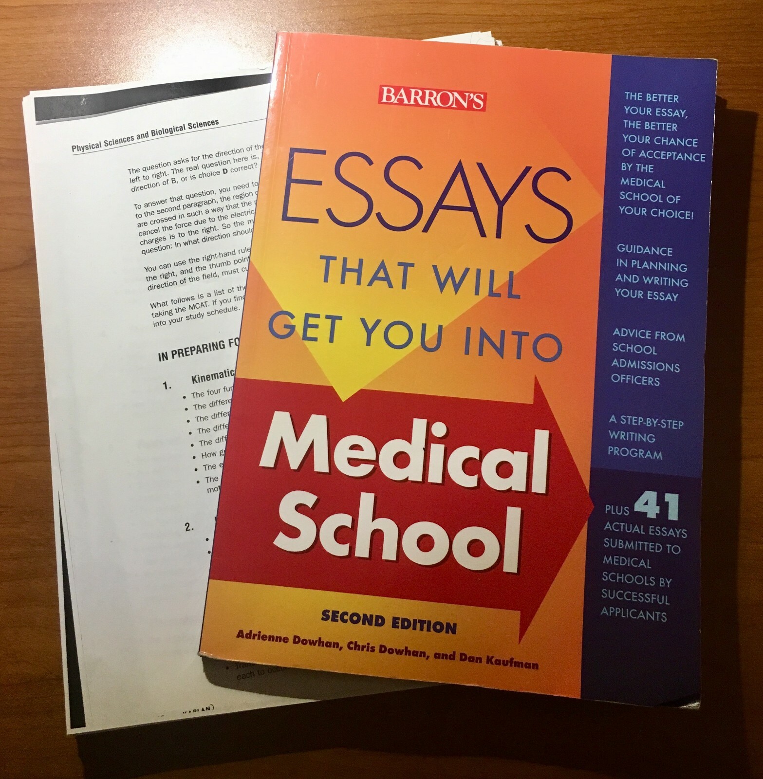 Essays that will get you into medical school + FREE MCAT 45 Bundle