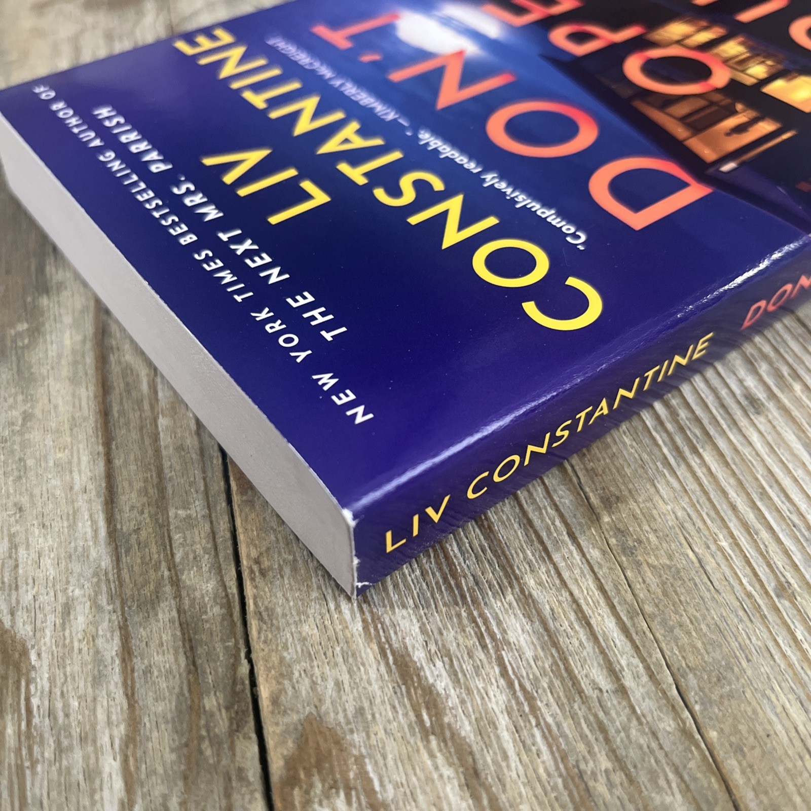 Don’t Open Your Eyes: A Novel by Liv Constantine – New – PB Book – 6/9/26