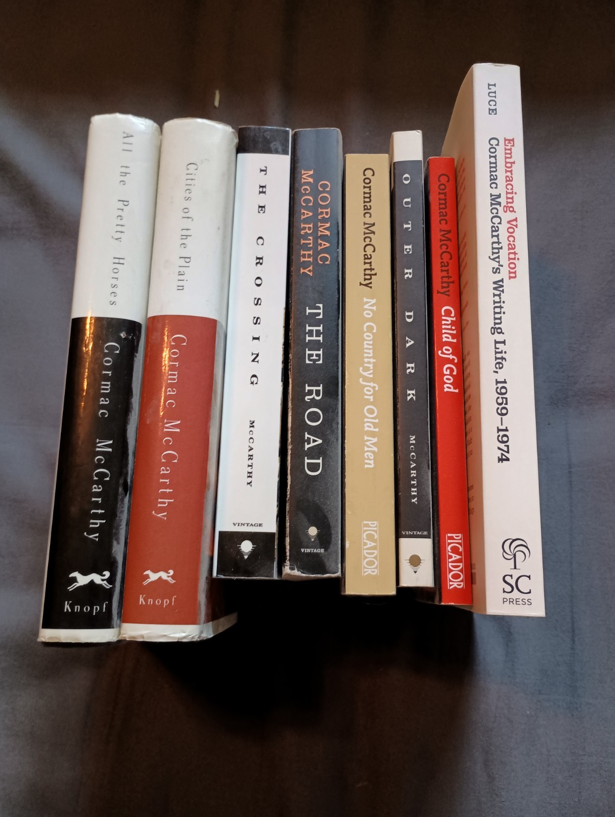 Cormac McCarthy Book Lot – Embracing Vocation, Border Trilogy, Outer Dark
