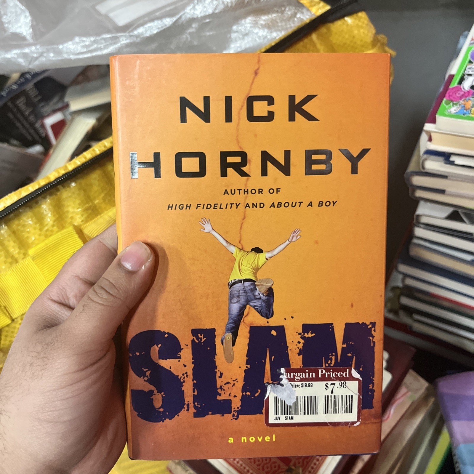 Slam Nick Hornby Novel Coming of Age Fiction Book Edition Now- ACCEPTABLE
