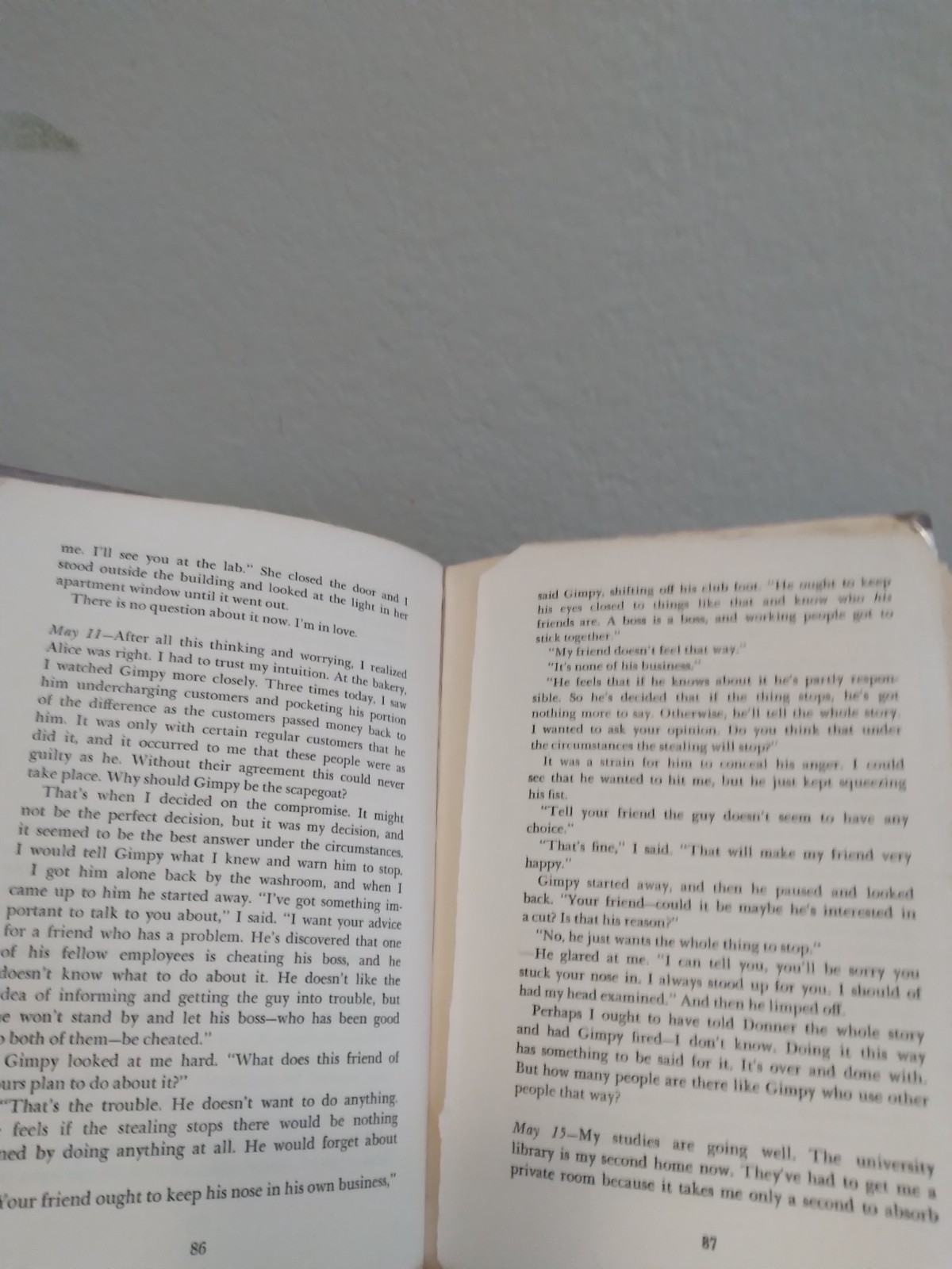 Flowers for Algernon by Daniel Keyes 1st Ed. Hardcover; Harcourt, Brace & World
