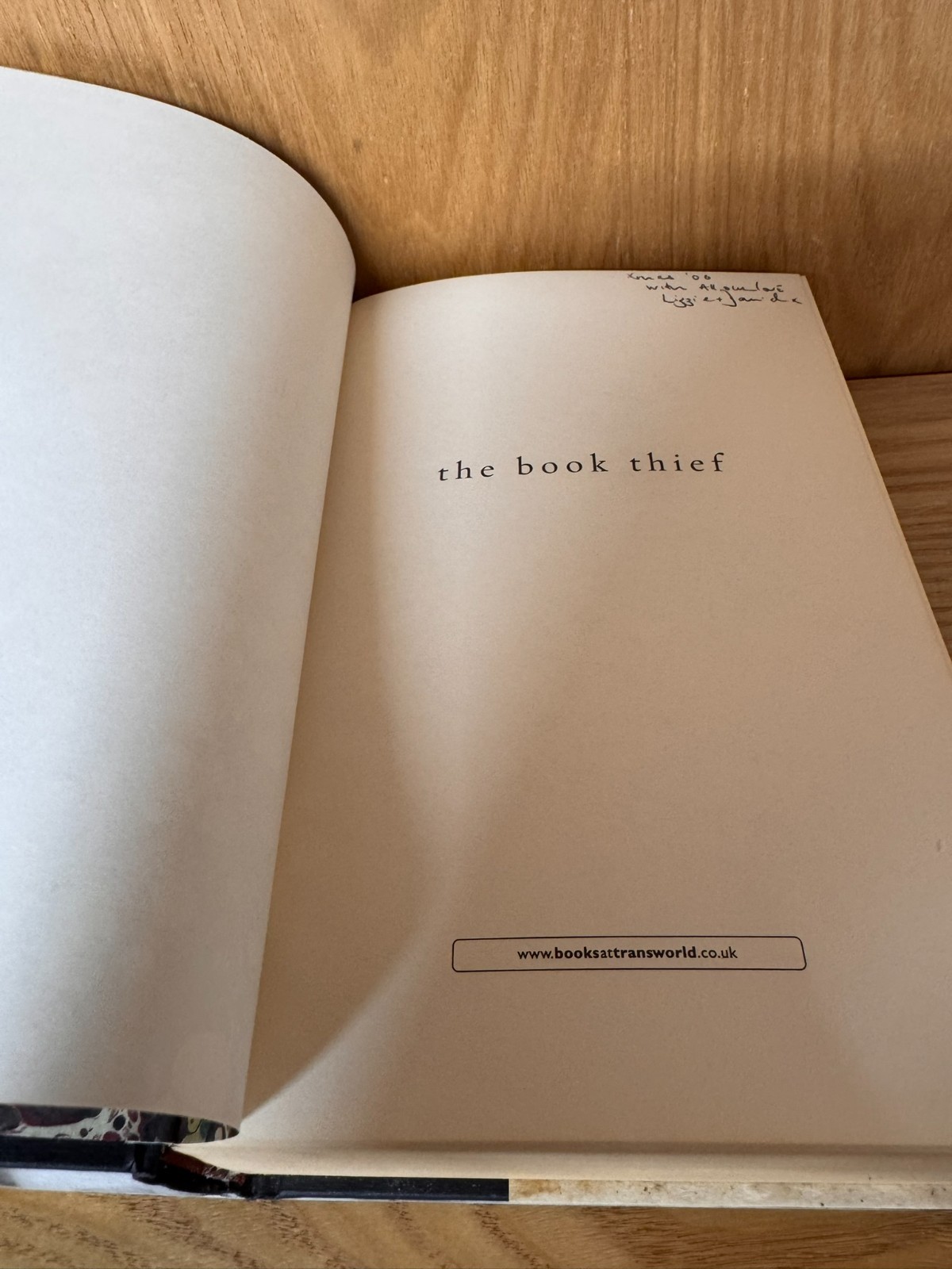 Markus Zusak The Book Thief 2007 1st Edition 1st Print Doubleday ID129