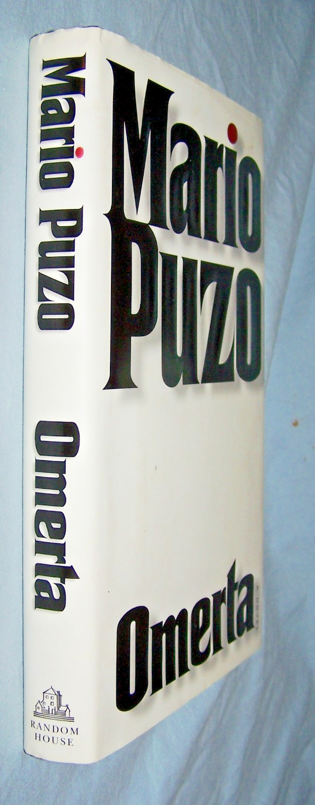 Omerta HB w/unclipped dj-Mario Puzo-2000-1st Edition-317 pages