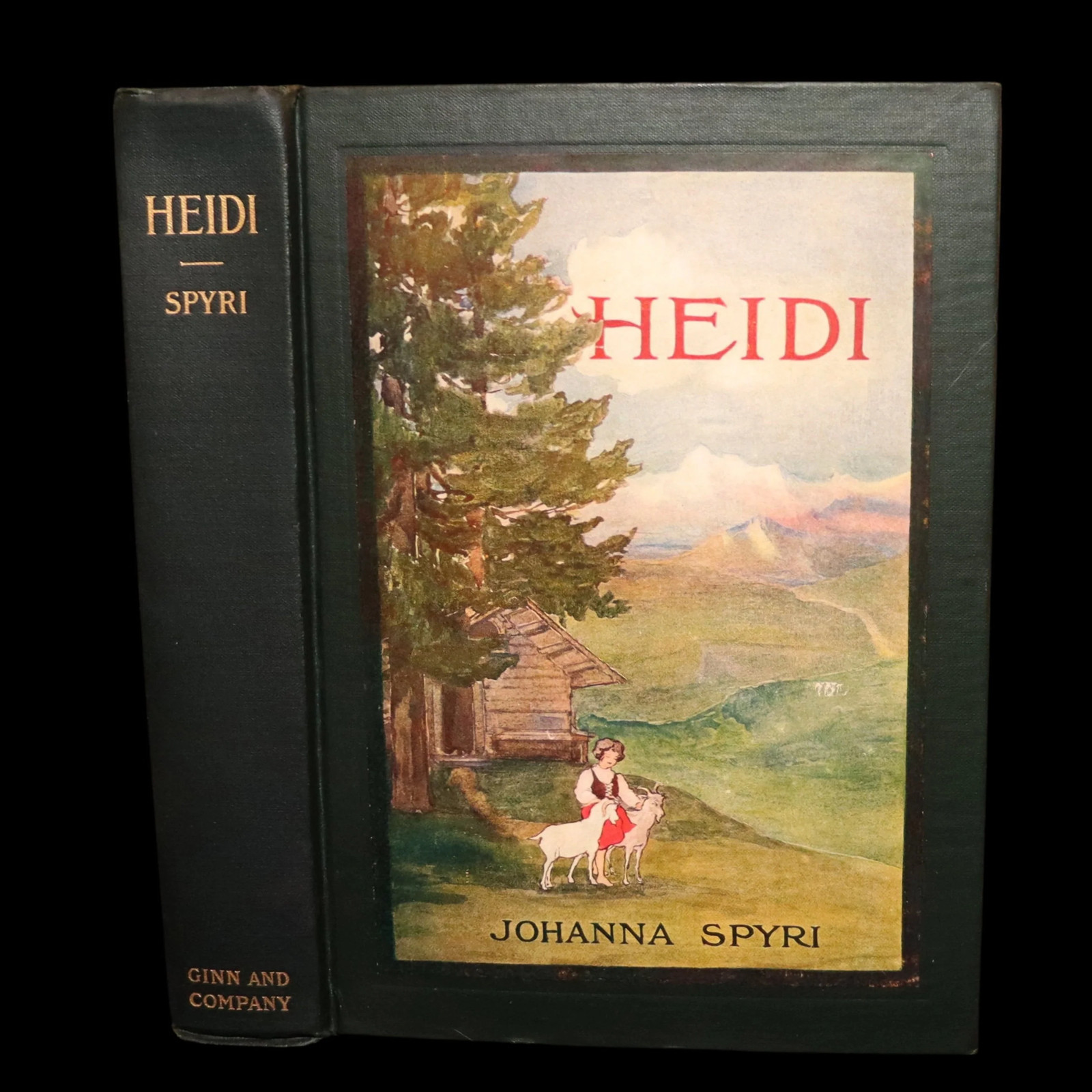 1900 Scarce Binding Variant – Heidi by Johanna Spyri, Colour Illustrated