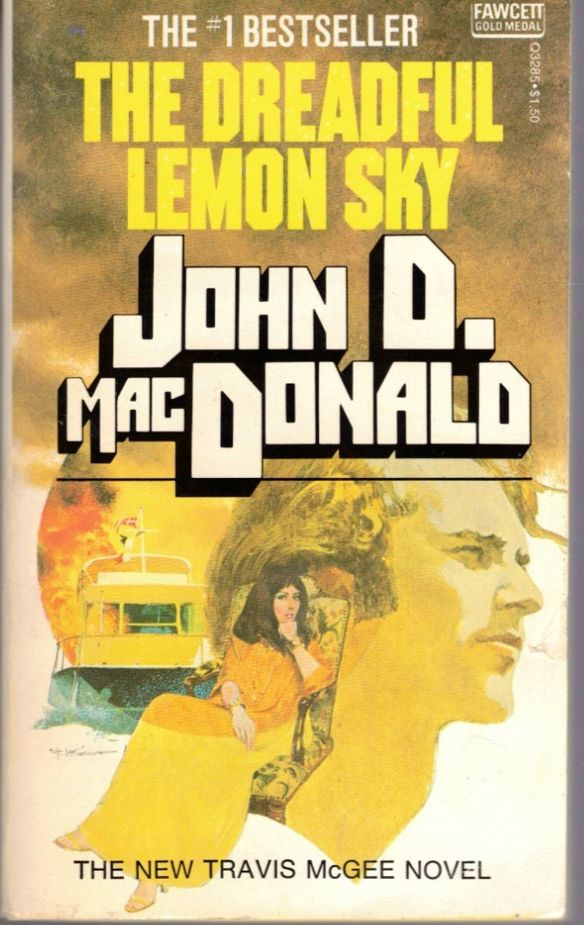 Fawcett Paperback John D MacDonald The Dreadful Lemon Sky McGiniss